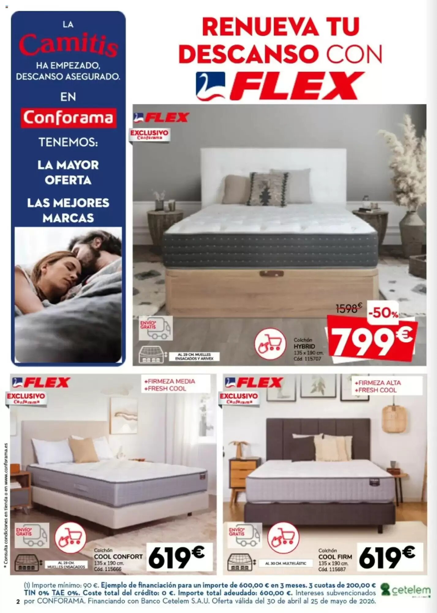 Folleto promocional de Conforama válido desde el 30/04/2026 - Página 2.