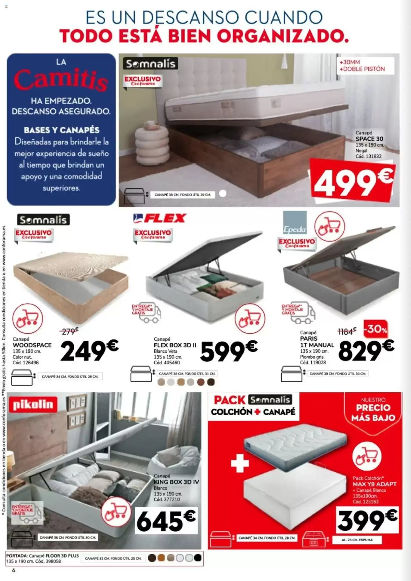 Folleto promocional de Conforama válido desde el 30/04/2026 - Página 6.
