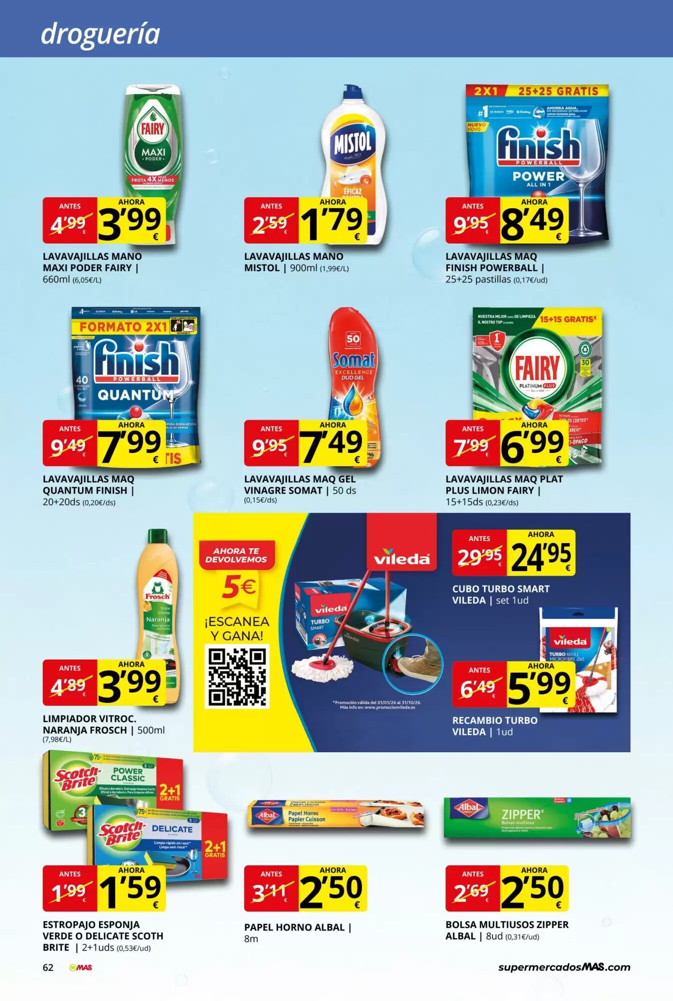 Folleto promocional de MAS válido desde el 30/04/2026 - Página 62.