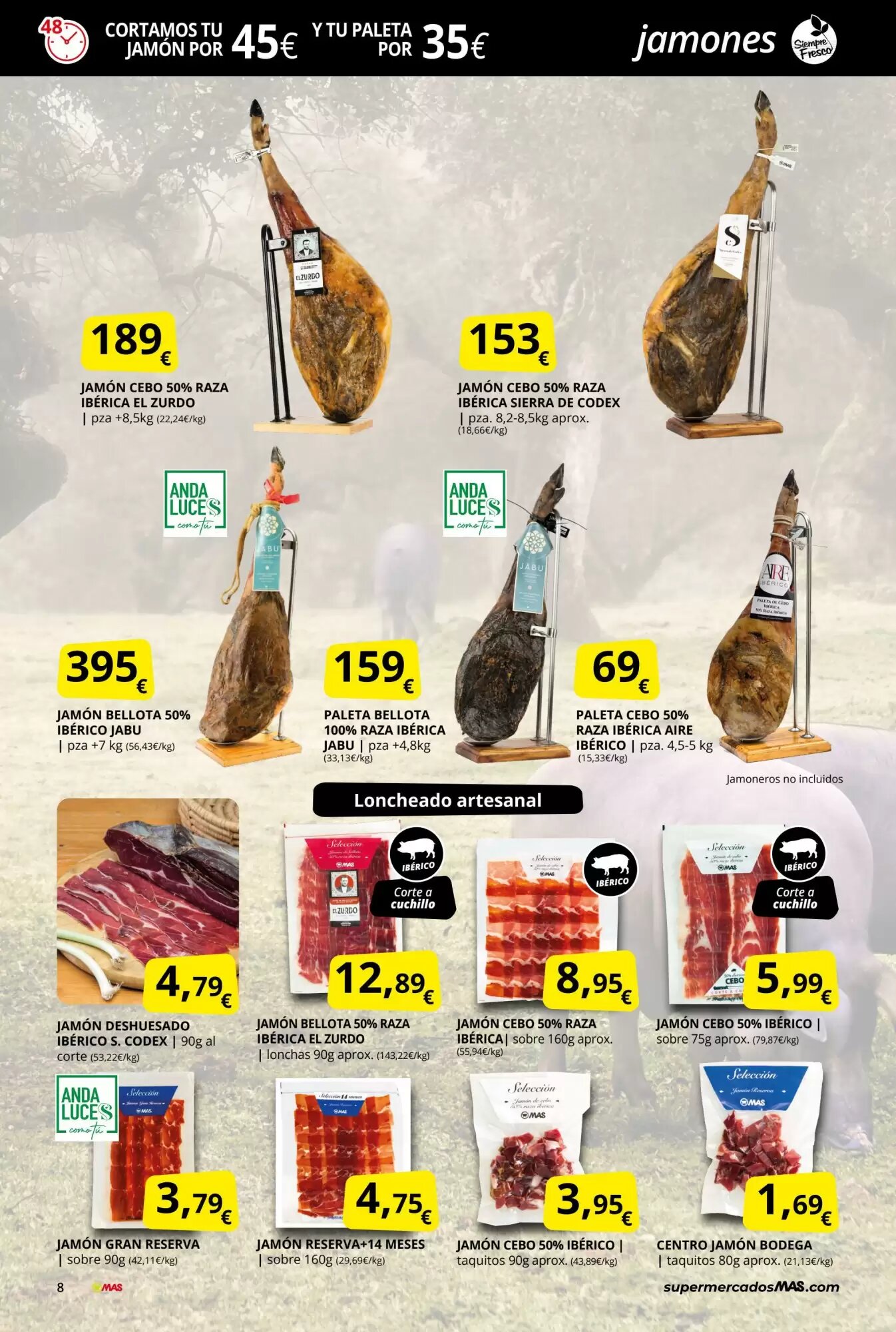 Folleto promocional de MAS válido desde el 30/04/2026 - Página 8.