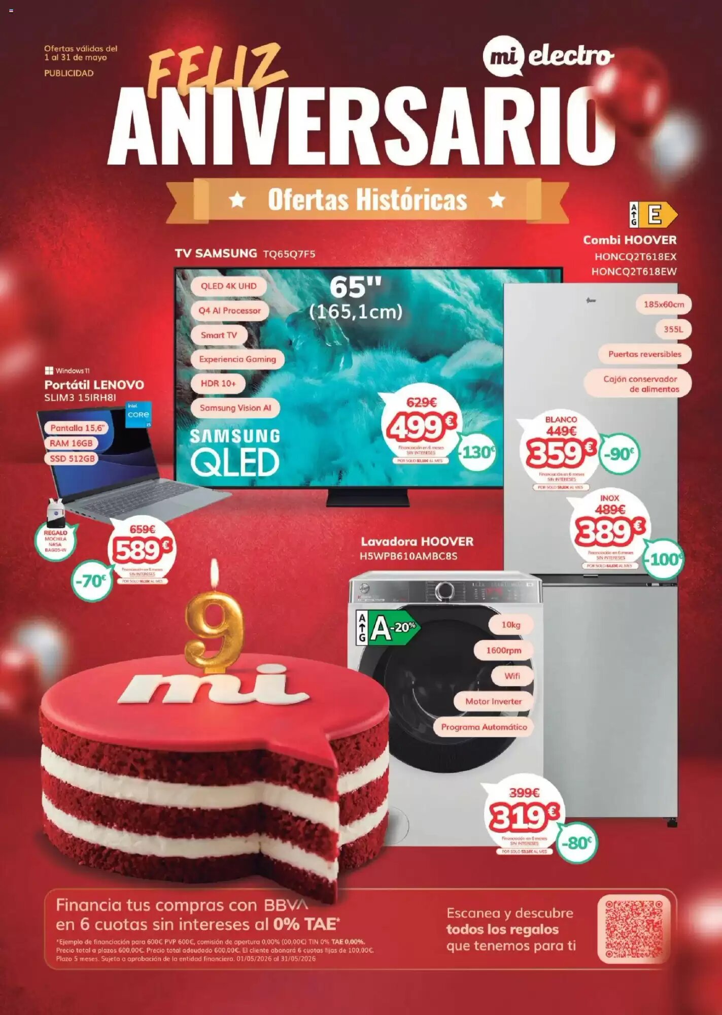 Folleto promocional de Mi electro válido desde el 01/05/2026 - Página 1.