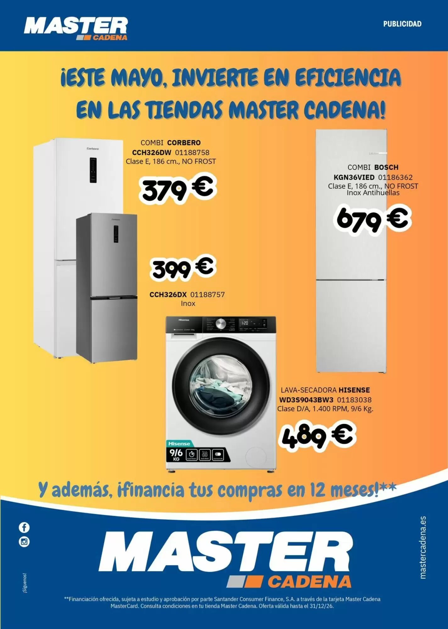 Folleto promocional de MAS válido desde el 01/05/2026 - Página 1.
