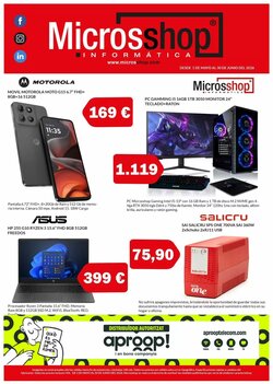 Folleto promocional de Microsshop válido desde el 01/05/2026