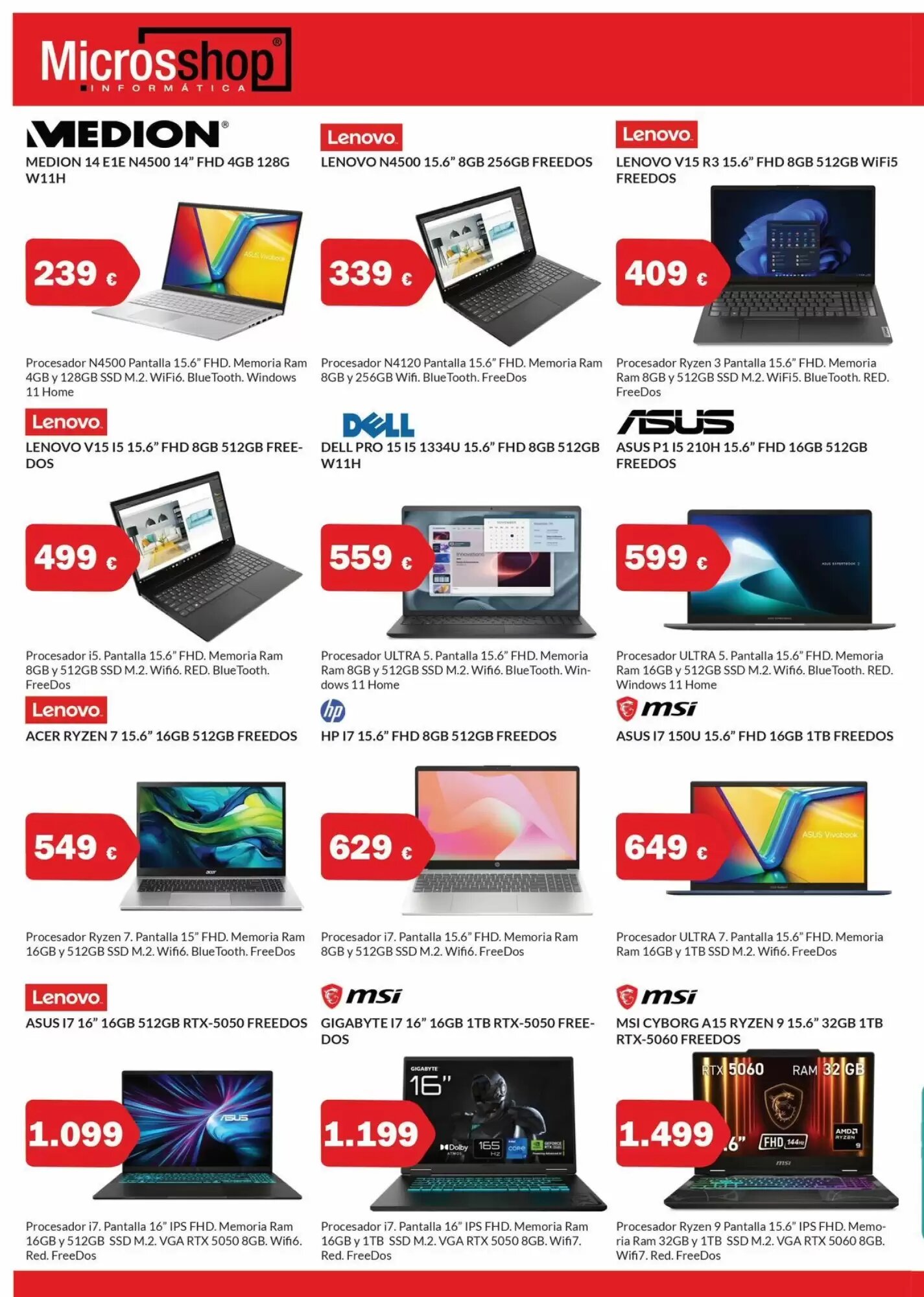 Folleto promocional de Microsshop válido desde el 01/05/2026 - Página 2.