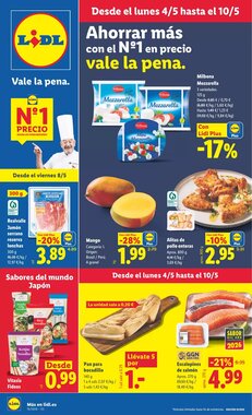 Folleto promocional de Lidl válido desde el 04/05/2026