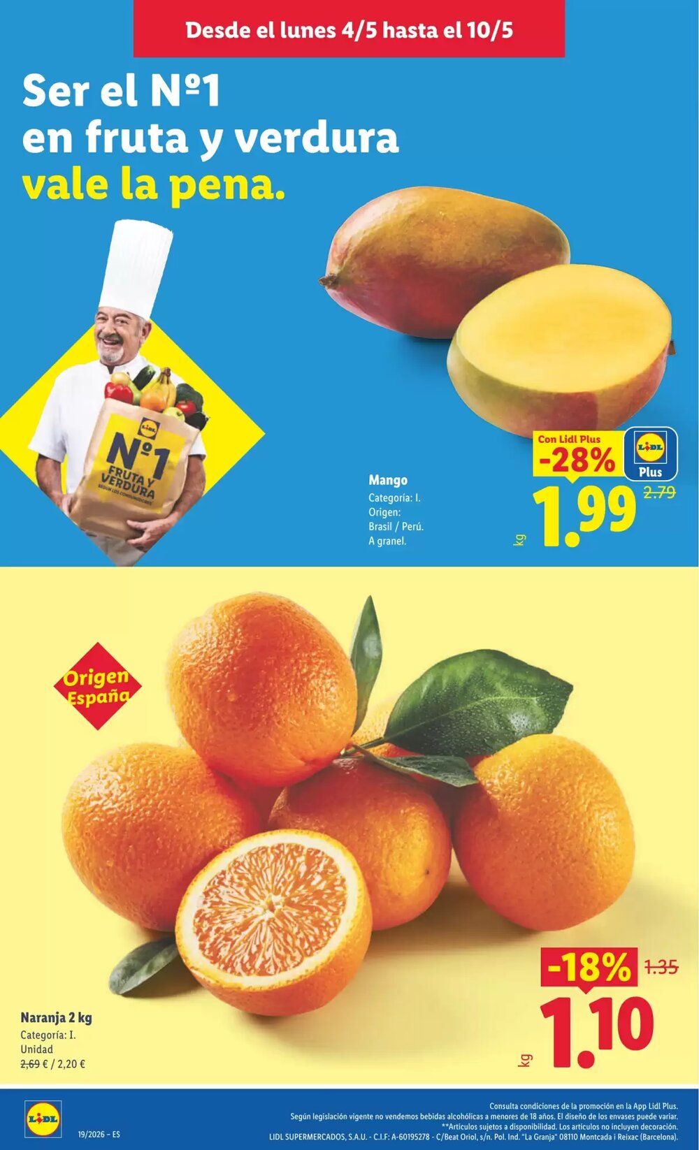 Folleto promocional de Lidl válido desde el 04/05/2026 - Página 2.