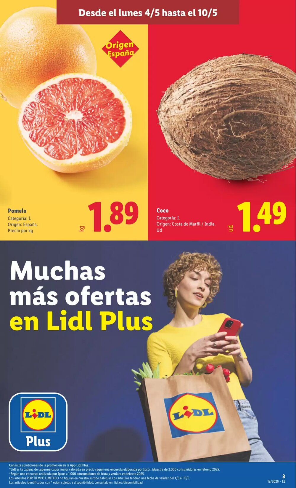Folleto promocional de Lidl válido desde el 04/05/2026 - Página 3.