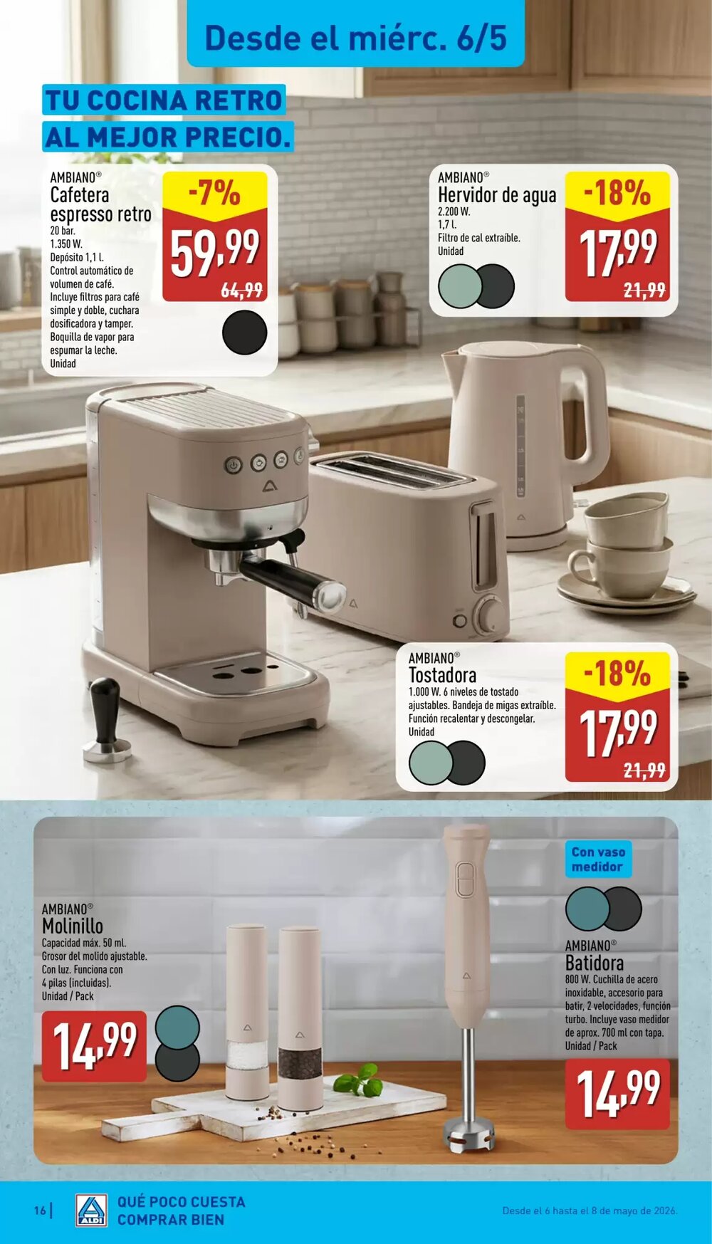 Folleto promocional de ALDI válido desde el 04/05/2026 - Página 16.