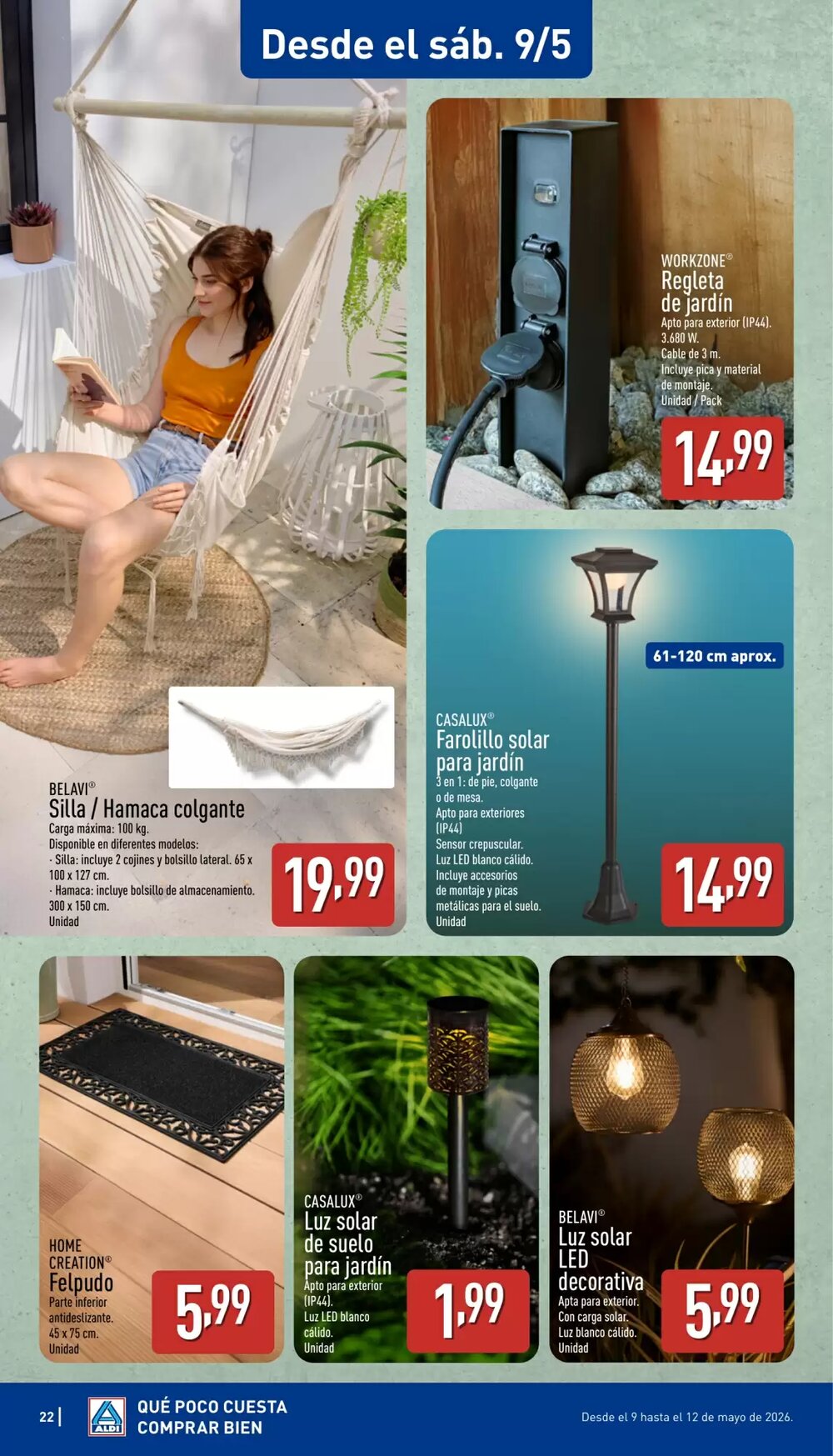 Folleto promocional de ALDI válido desde el 04/05/2026 - Página 22.