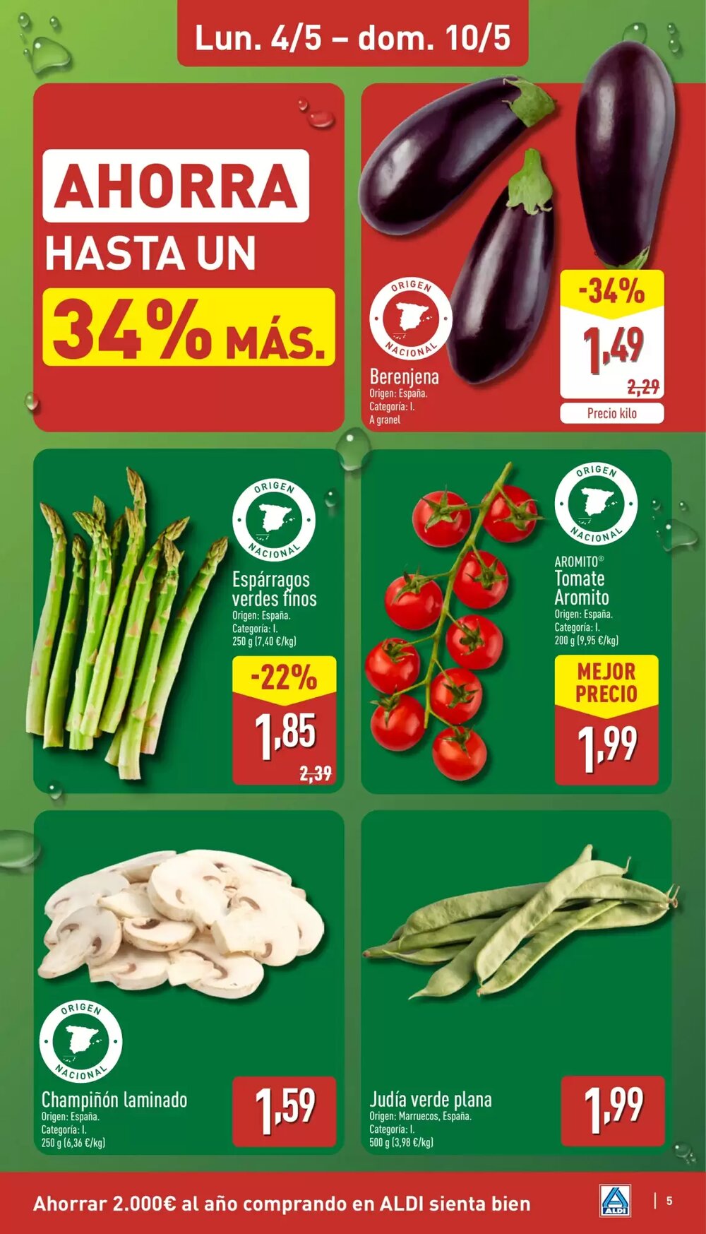 Folleto promocional de ALDI válido desde el 04/05/2026 - Página 5.
