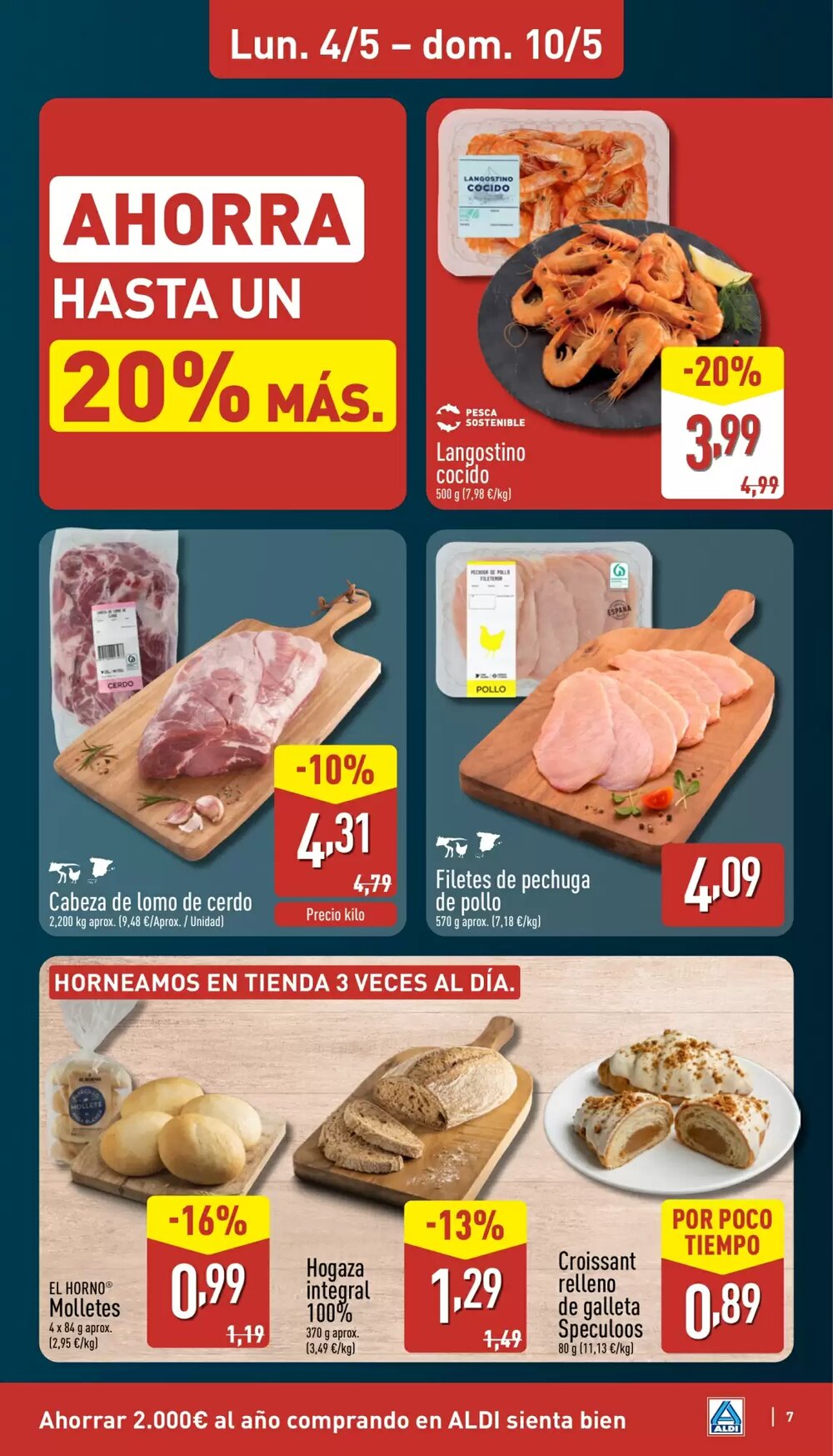 Folleto promocional de ALDI válido desde el 04/05/2026 - Página 7.