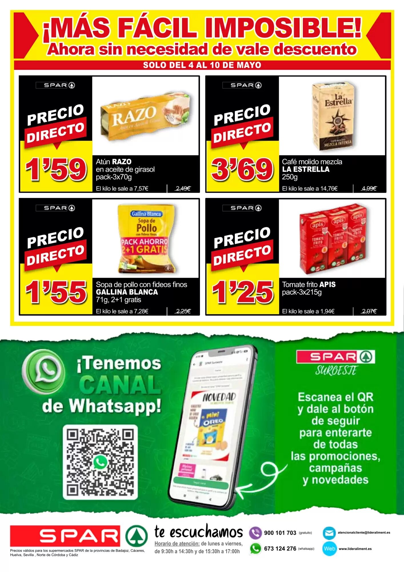 Folleto promocional de Spar válido desde el 04/05/2026 - Página 12.