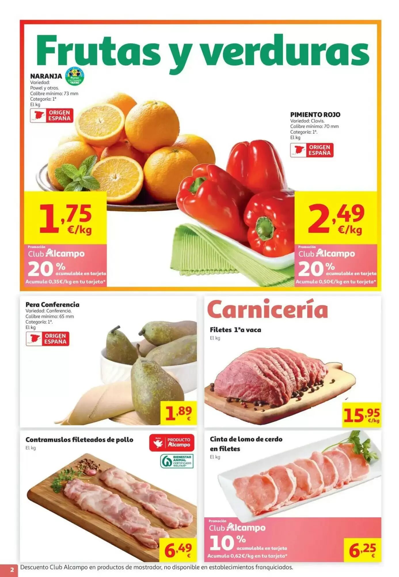 Folleto promocional de Alcampo válido desde el 04/05/2026 - Página 2.
