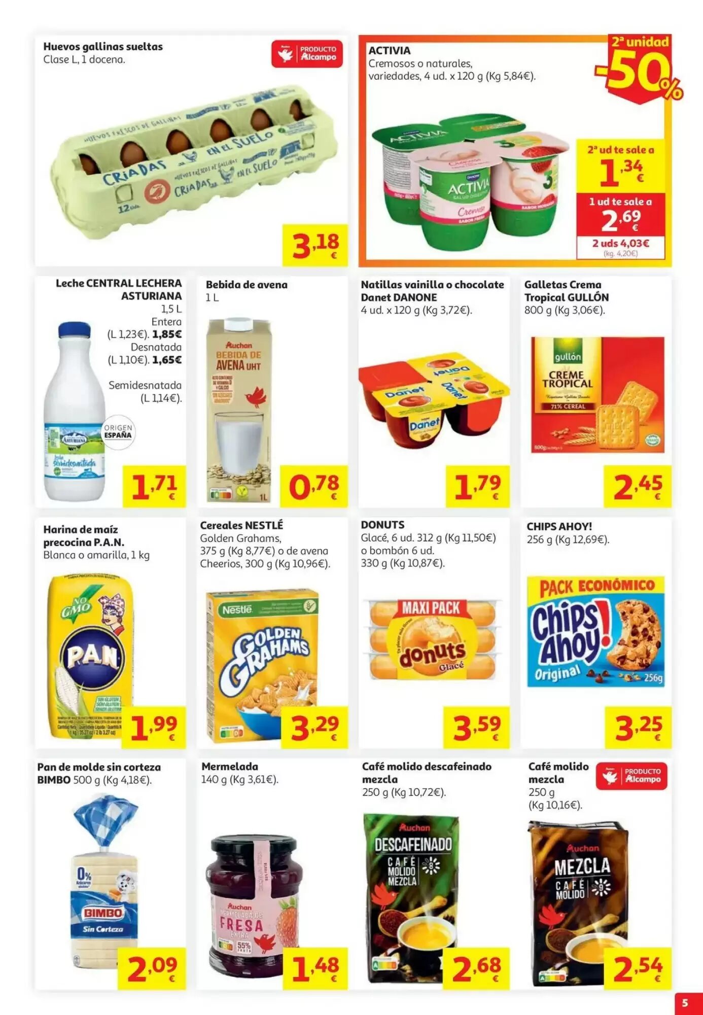 Folleto promocional de Alcampo válido desde el 04/05/2026 - Página 5.