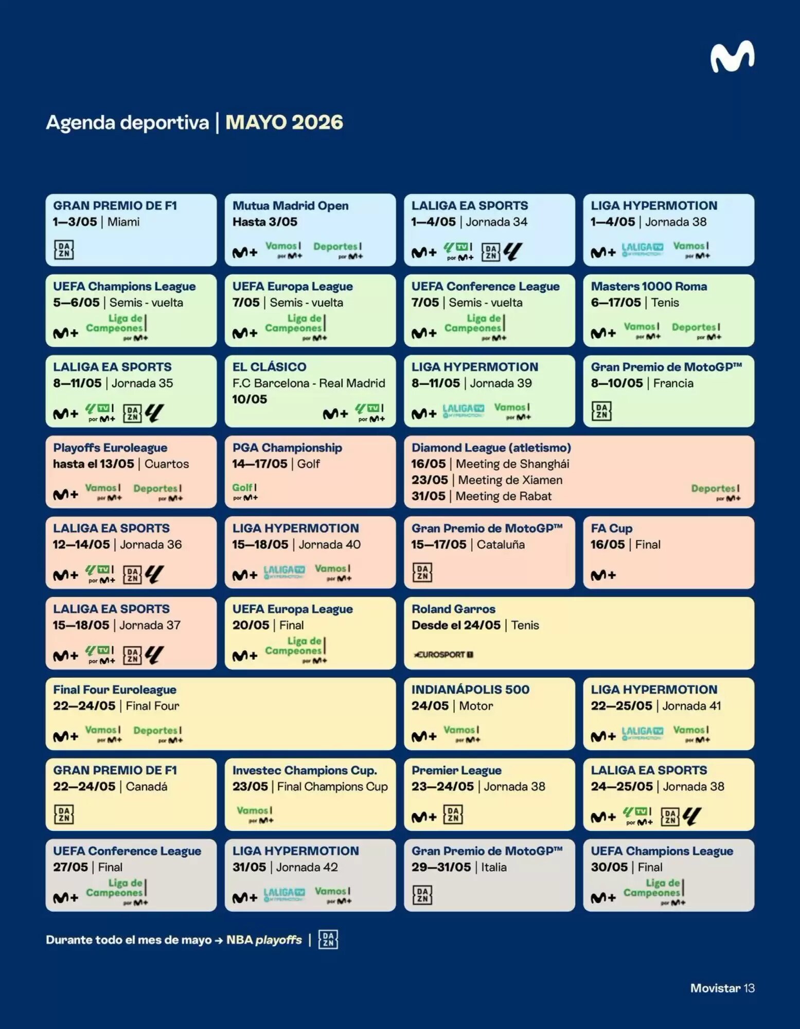 Folleto promocional de Movistar válido desde el 05/05/2026 - Página 13.