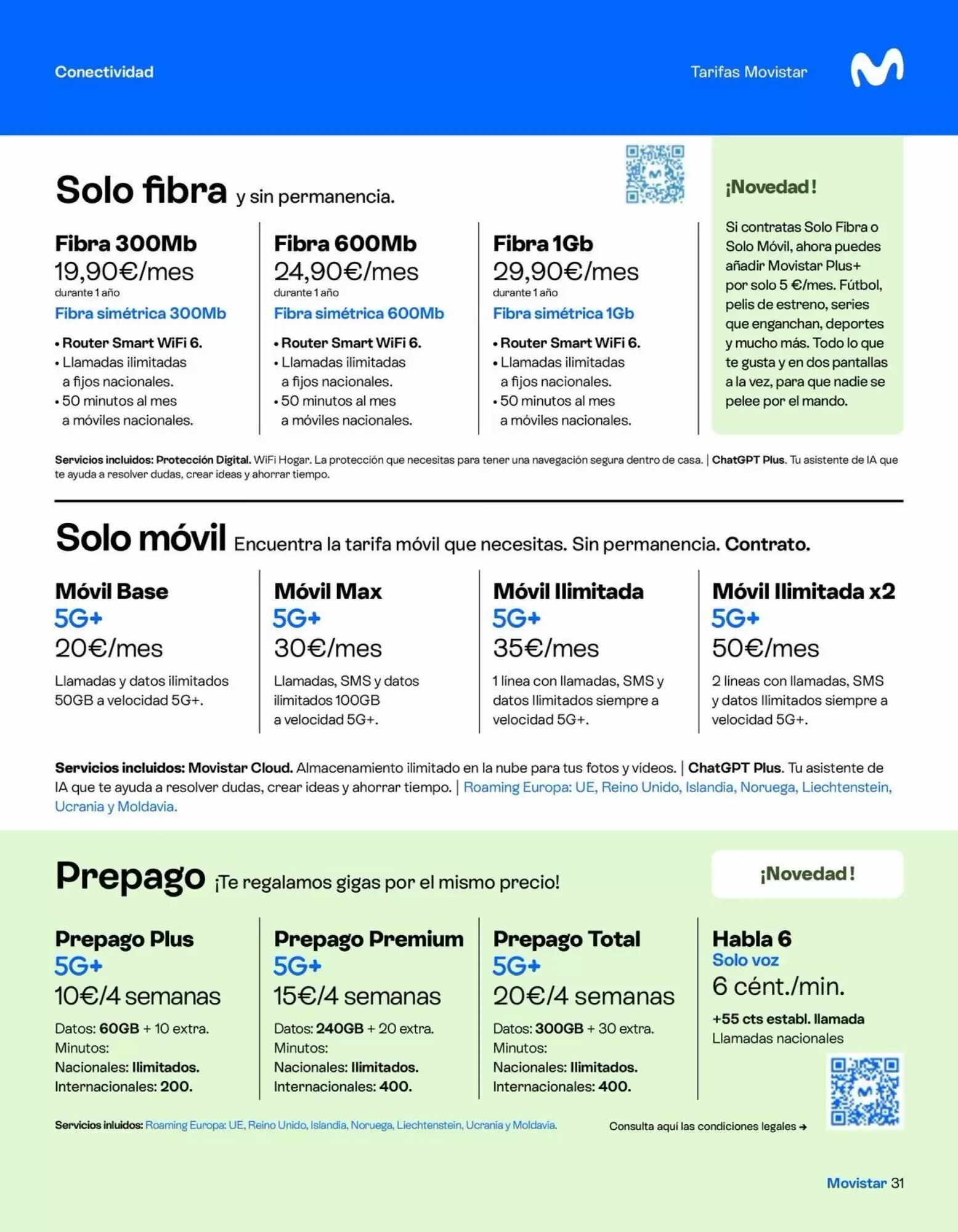 Folleto promocional de Movistar válido desde el 05/05/2026 - Página 31.
