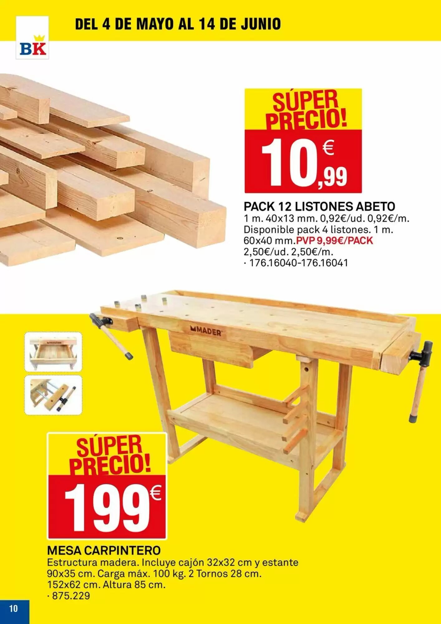 Folleto promocional de Bricoking válido desde el 05/05/2026 - Página 10.