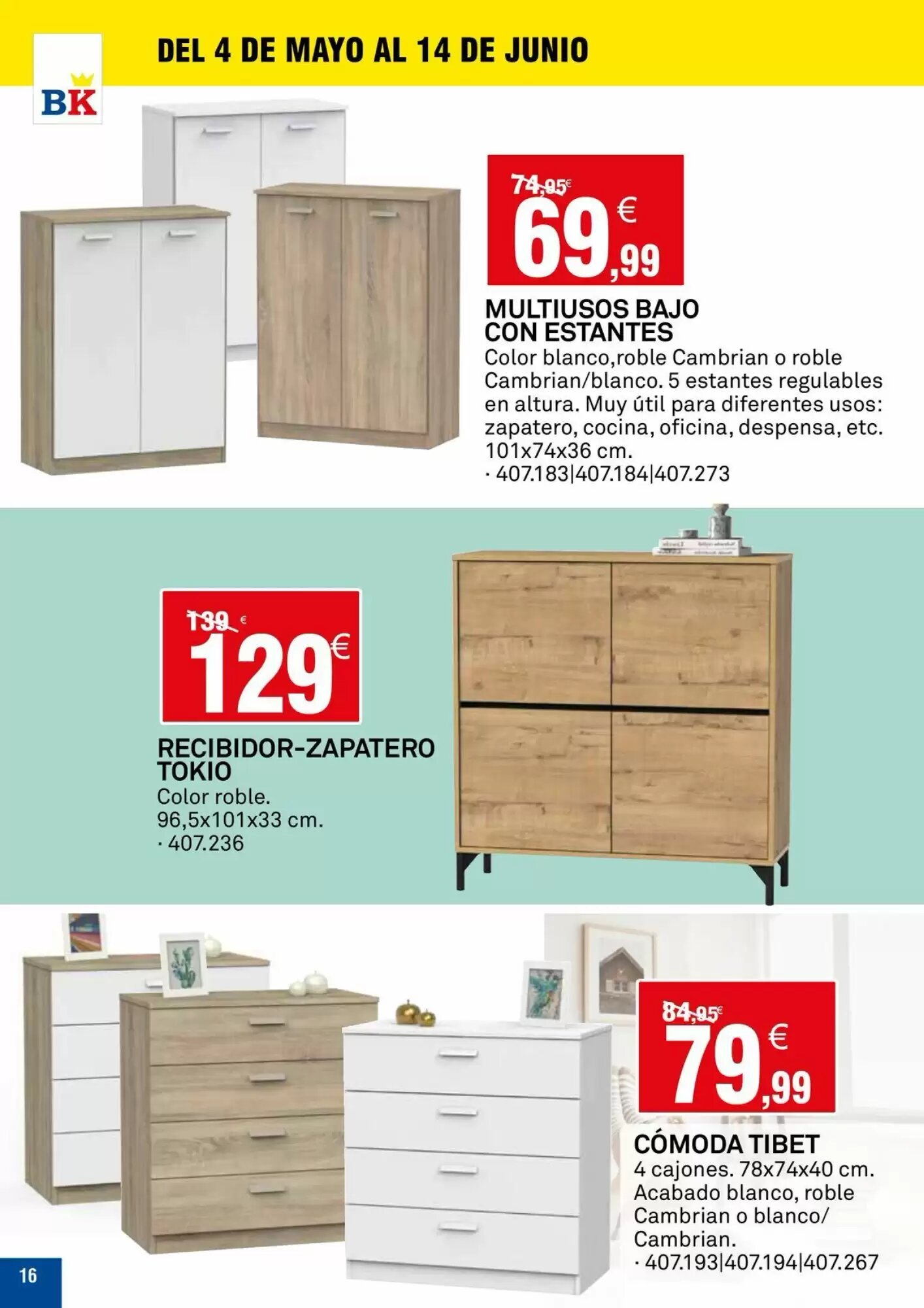 Folleto promocional de Bricoking válido desde el 05/05/2026 - Página 16.