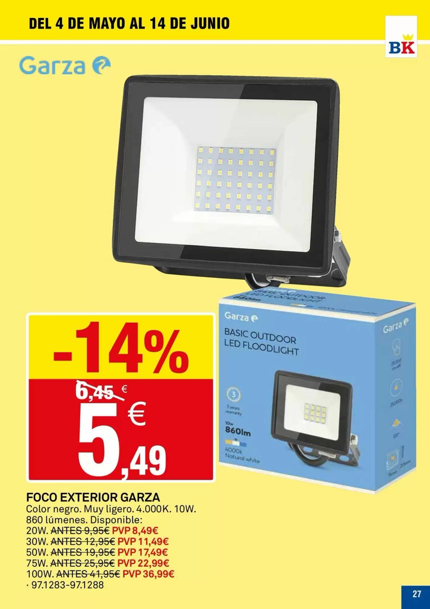 Folleto promocional de Bricoking válido desde el 05/05/2026 - Página 27.