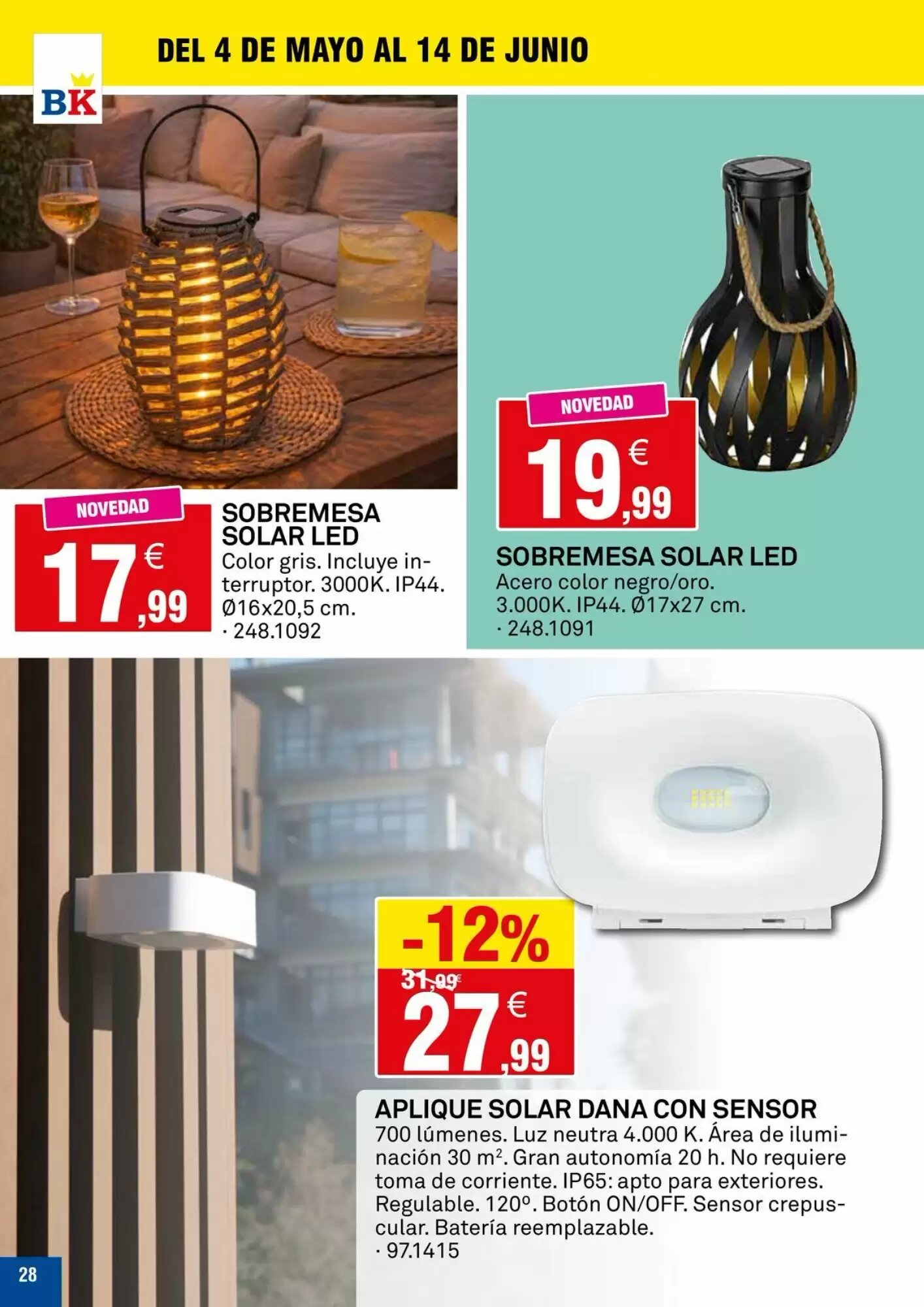Folleto promocional de Bricoking válido desde el 05/05/2026 - Página 28.