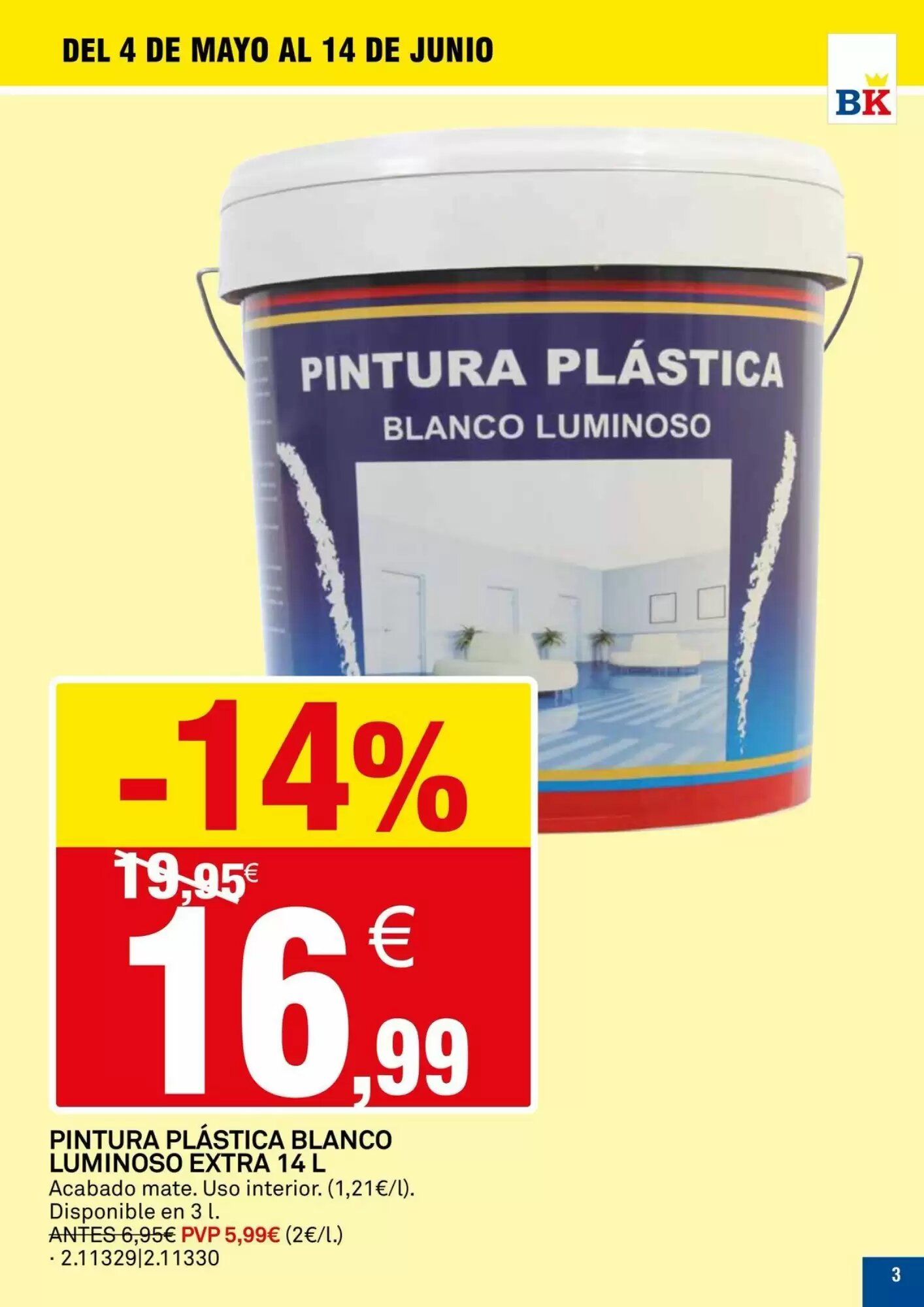 Folleto promocional de Bricoking válido desde el 05/05/2026 - Página 3.