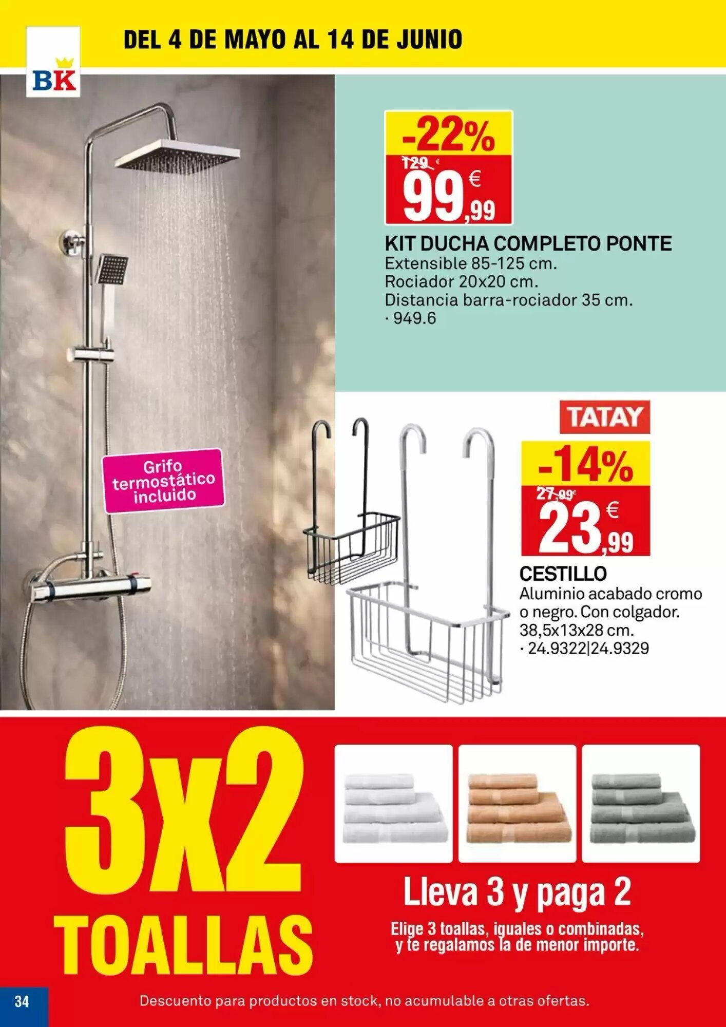 Folleto promocional de Bricoking válido desde el 05/05/2026 - Página 34.