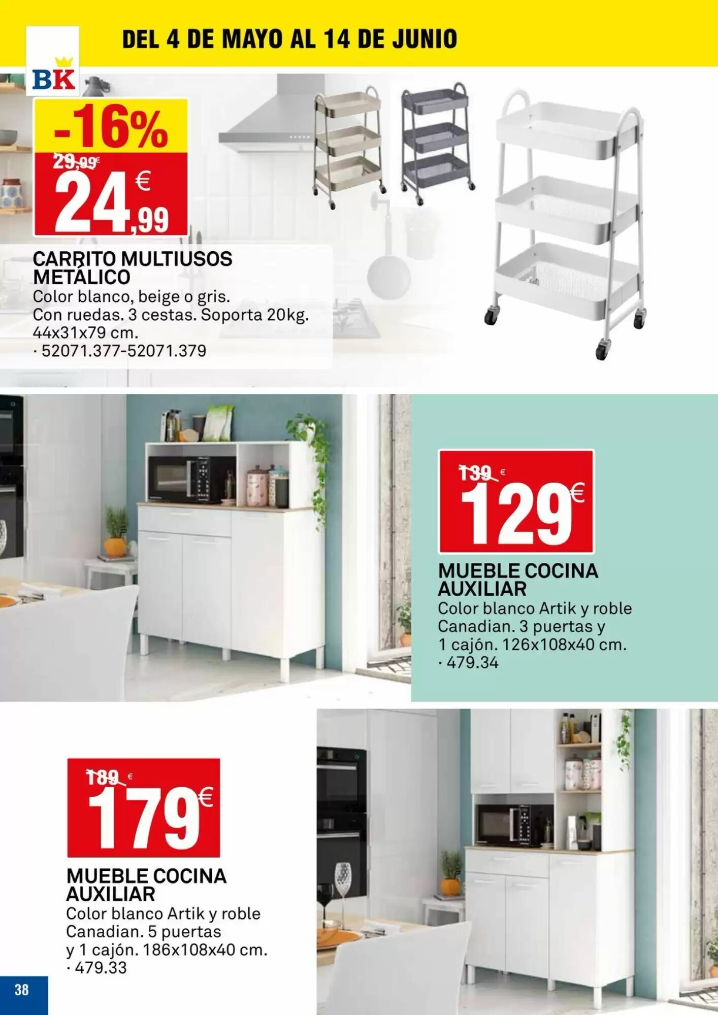 Folleto promocional de Bricoking válido desde el 05/05/2026 - Página 38.