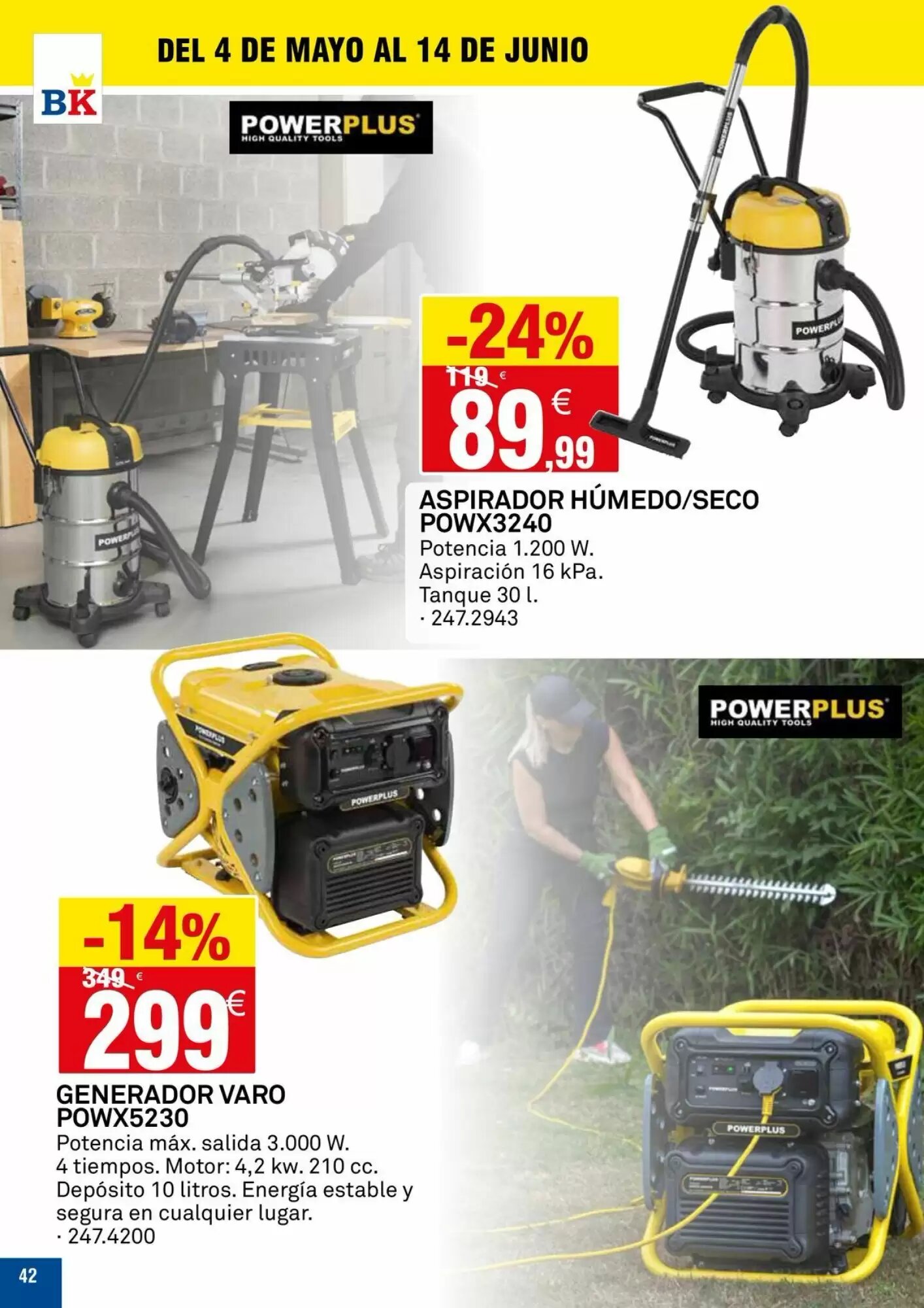 Folleto promocional de Bricoking válido desde el 05/05/2026 - Página 42.