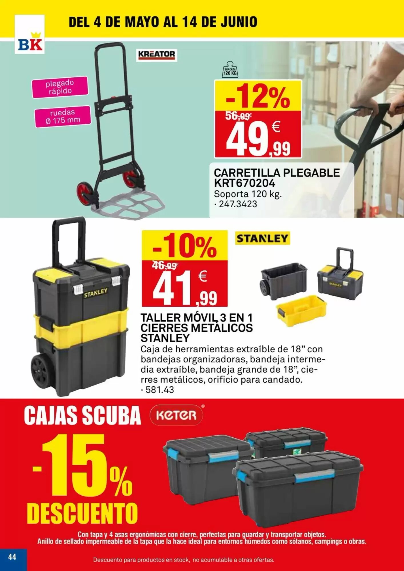 Folleto promocional de Bricoking válido desde el 05/05/2026 - Página 44.