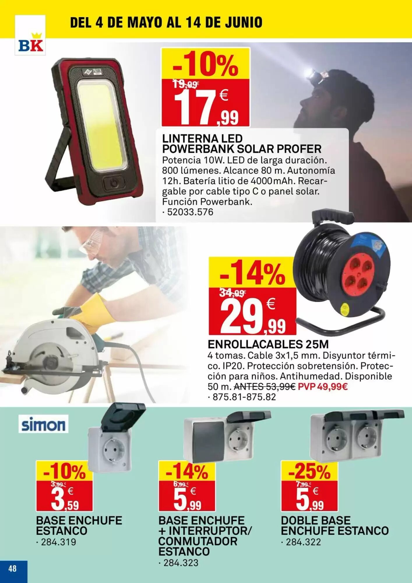 Folleto promocional de Bricoking válido desde el 05/05/2026 - Página 48.
