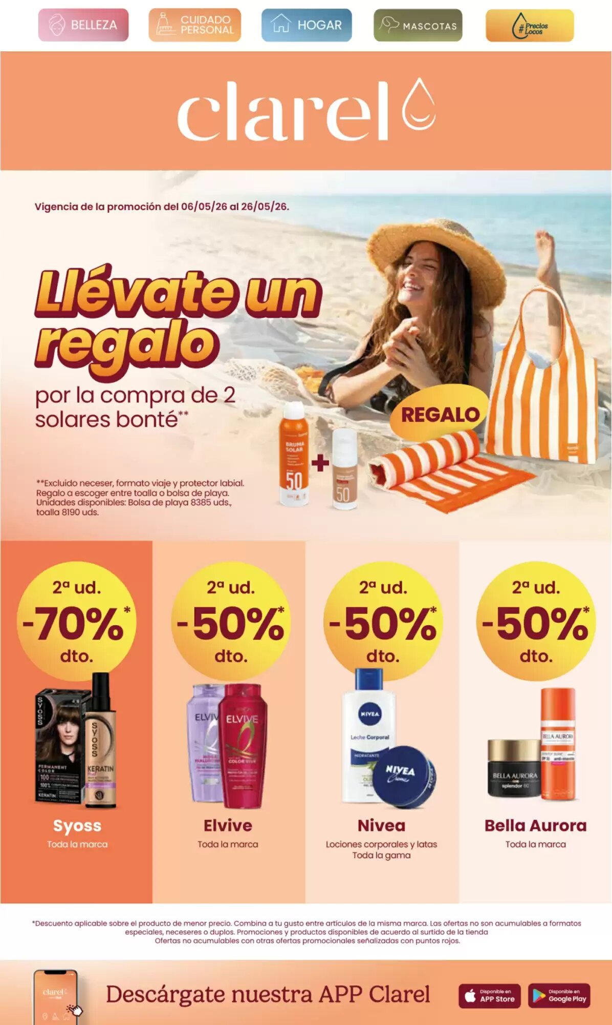 Folleto promocional de Clarel válido desde el 06/05/2026 - Página 1.