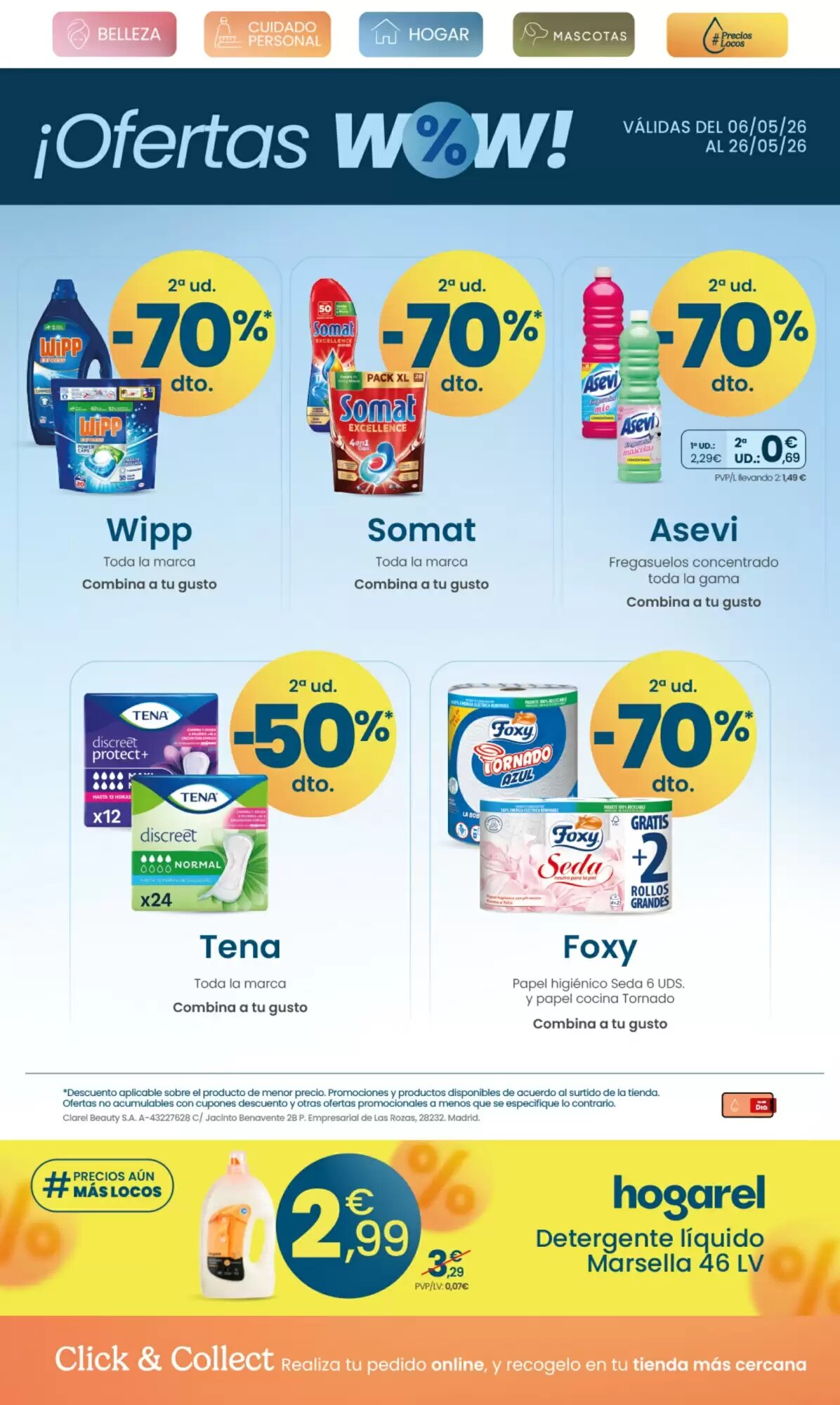 Folleto promocional de Clarel válido desde el 06/05/2026 - Página 18.