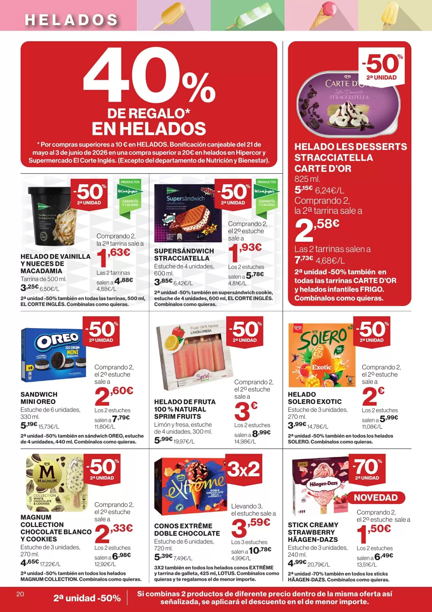 Folleto promocional de Hipercor válido desde el 06/05/2026 - Página 20.