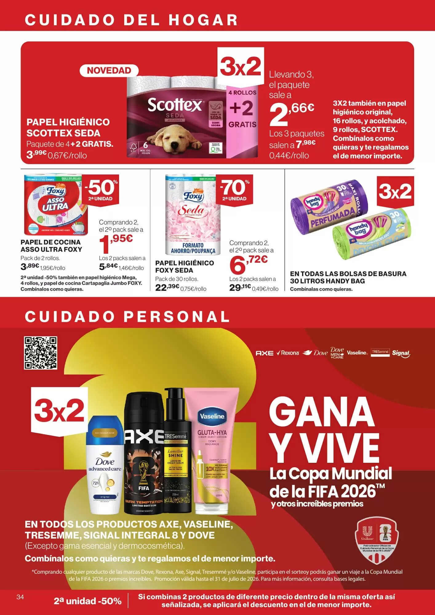 Folleto promocional de Hipercor válido desde el 06/05/2026 - Página 34.