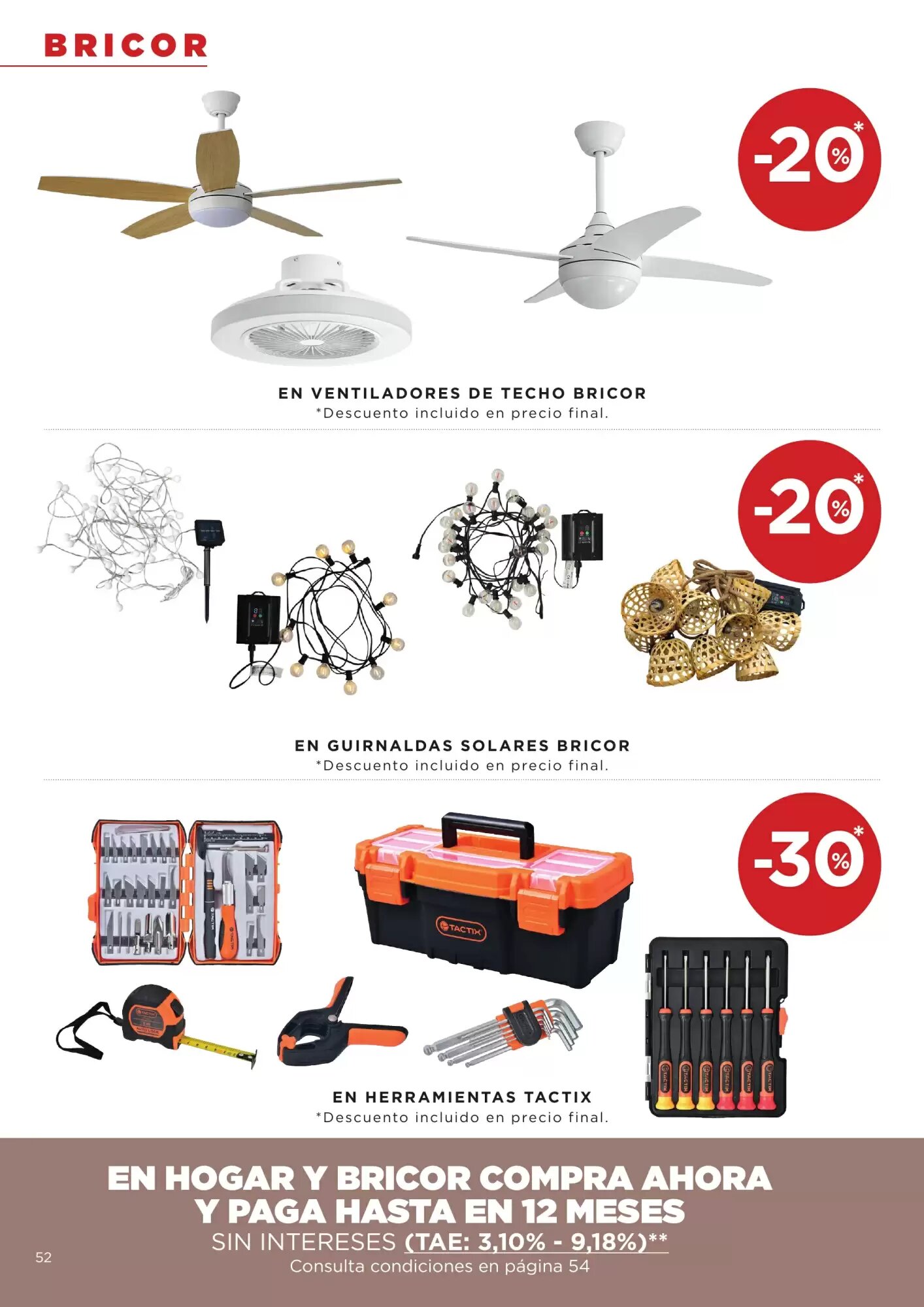 Folleto promocional de Hipercor válido desde el 06/05/2026 - Página 52.