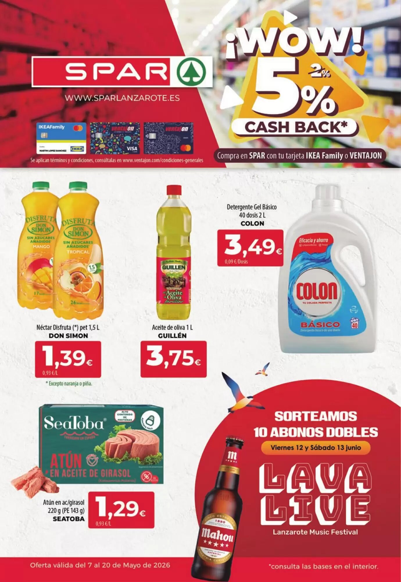 Folleto promocional de Spar válido desde el 07/05/2026 - Página 1.