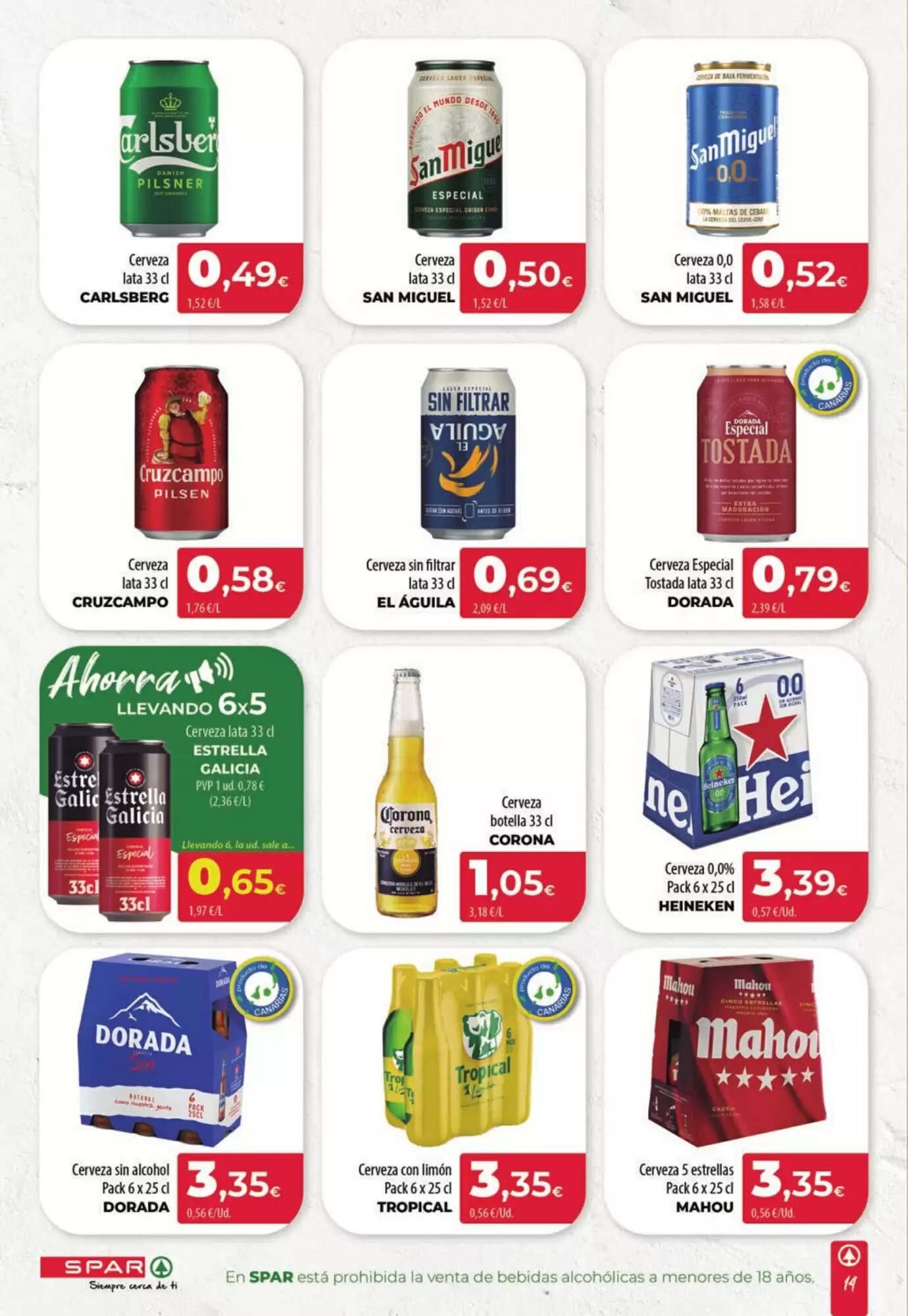Folleto promocional de Spar válido desde el 07/05/2026 - Página 14.