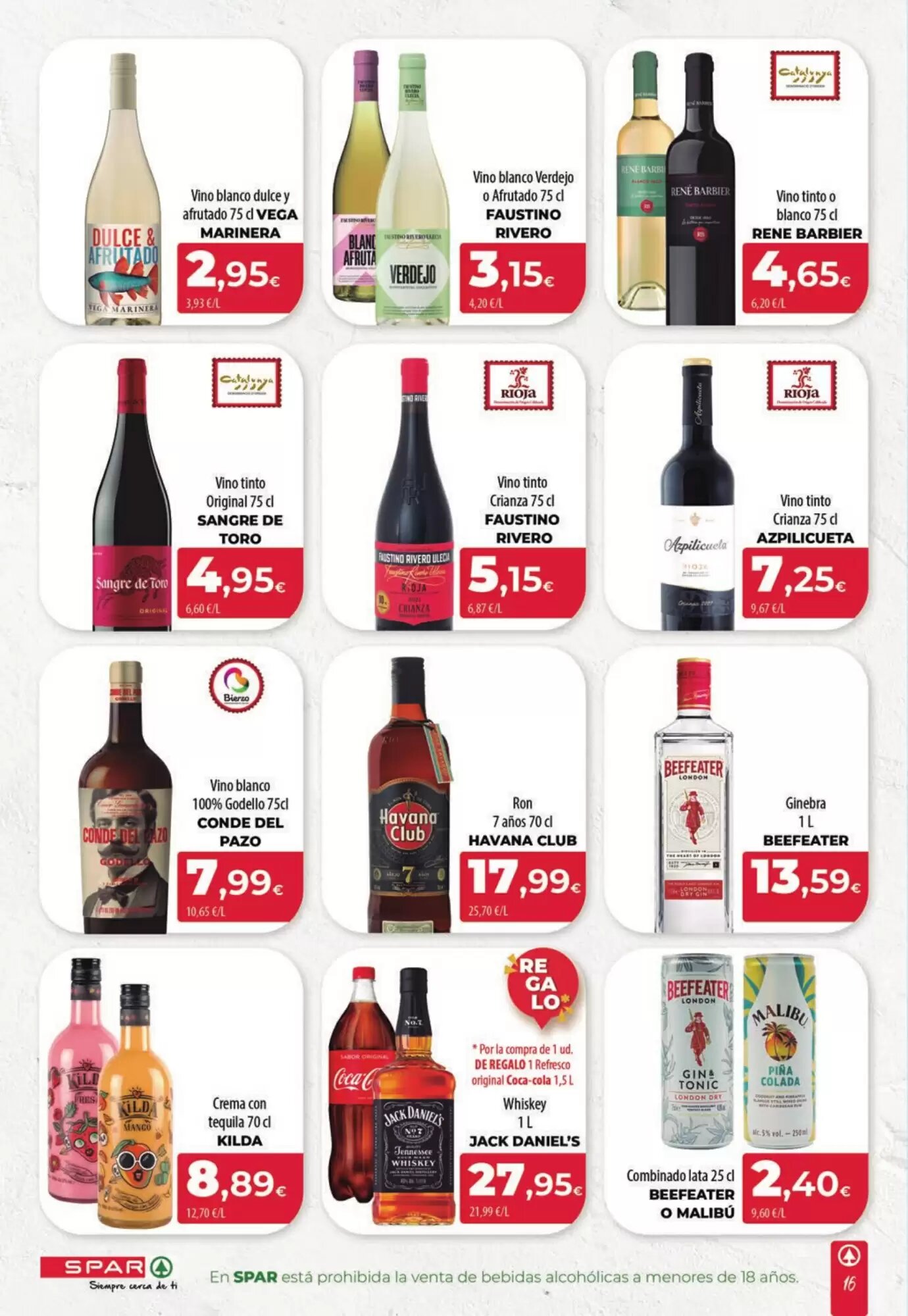 Folleto promocional de Spar válido desde el 07/05/2026 - Página 16.