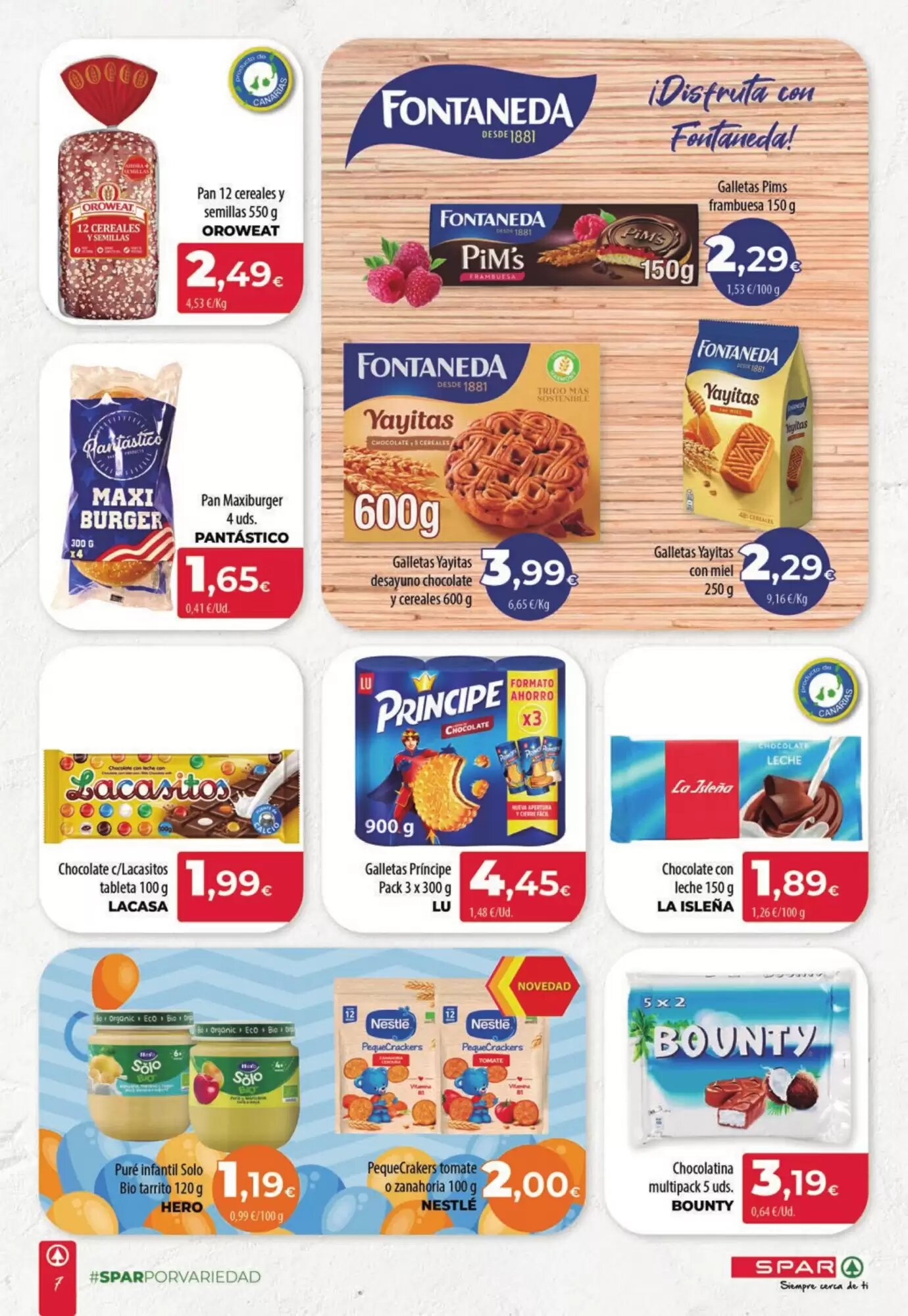 Folleto promocional de Spar Tenerife válido desde el 07/05/2026 - Página 7.