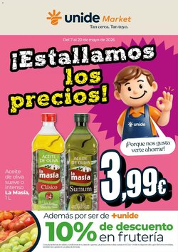 Folleto promocional de Unide Market válido desde el 07/05/2026