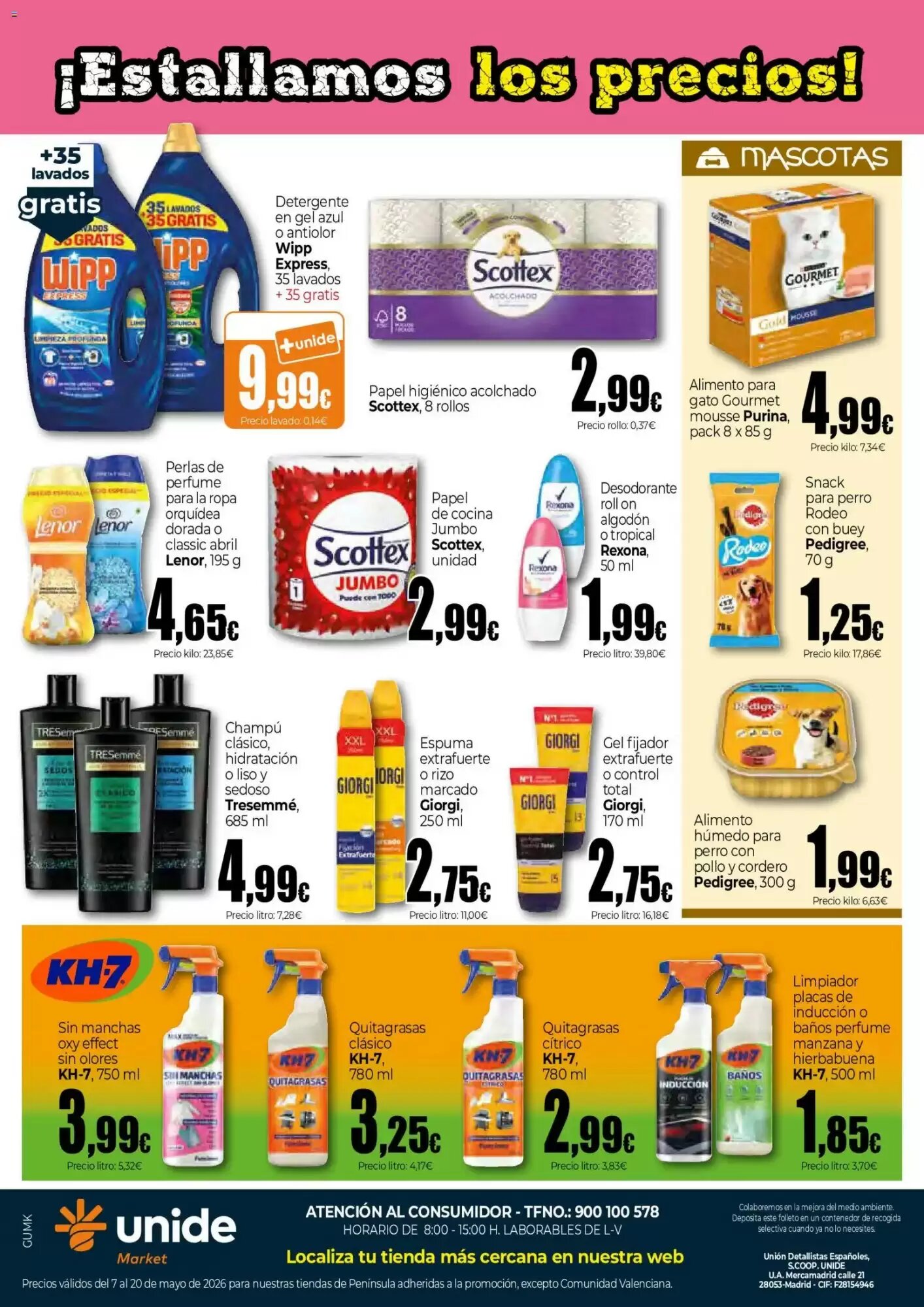 Folleto promocional de Unide Market válido desde el 07/05/2026 - Página 8.
