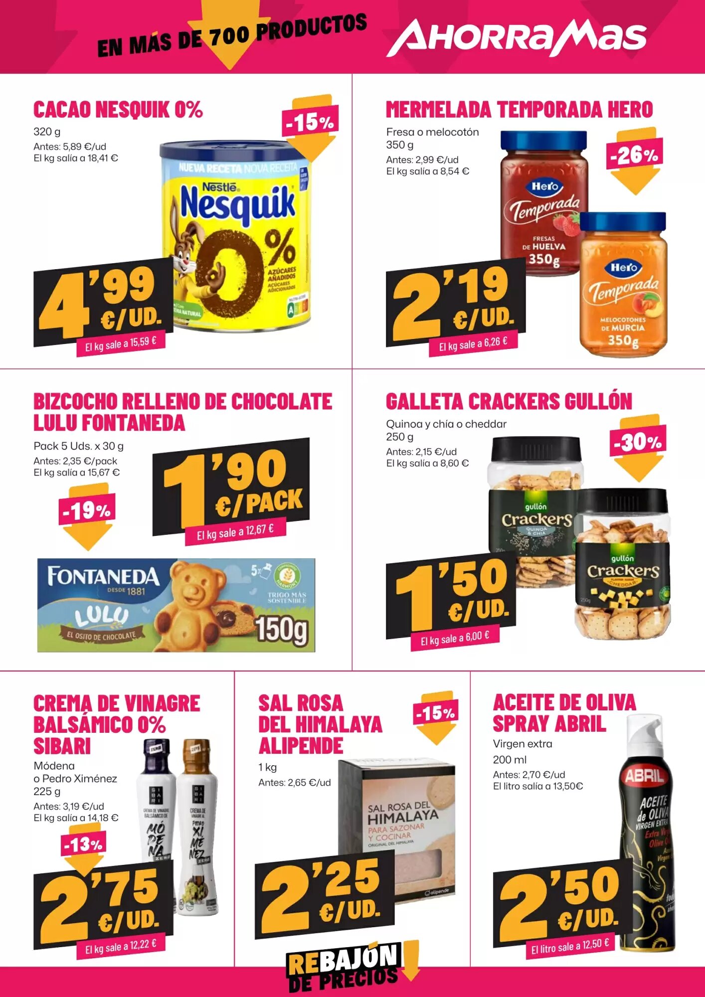 Folleto promocional de AhorraMas válido desde el 07/05/2026 - Página 9.