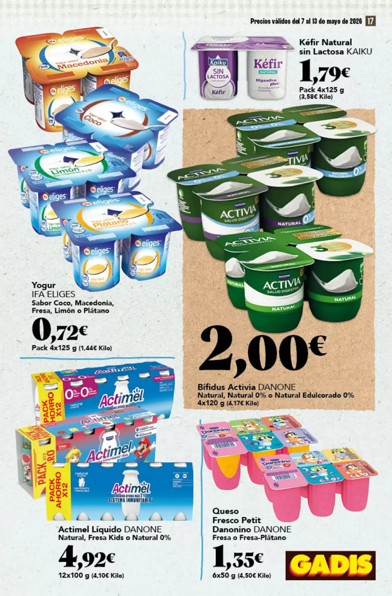 Folleto promocional de Gadis válido desde el 07/05/2026 - Página 17.