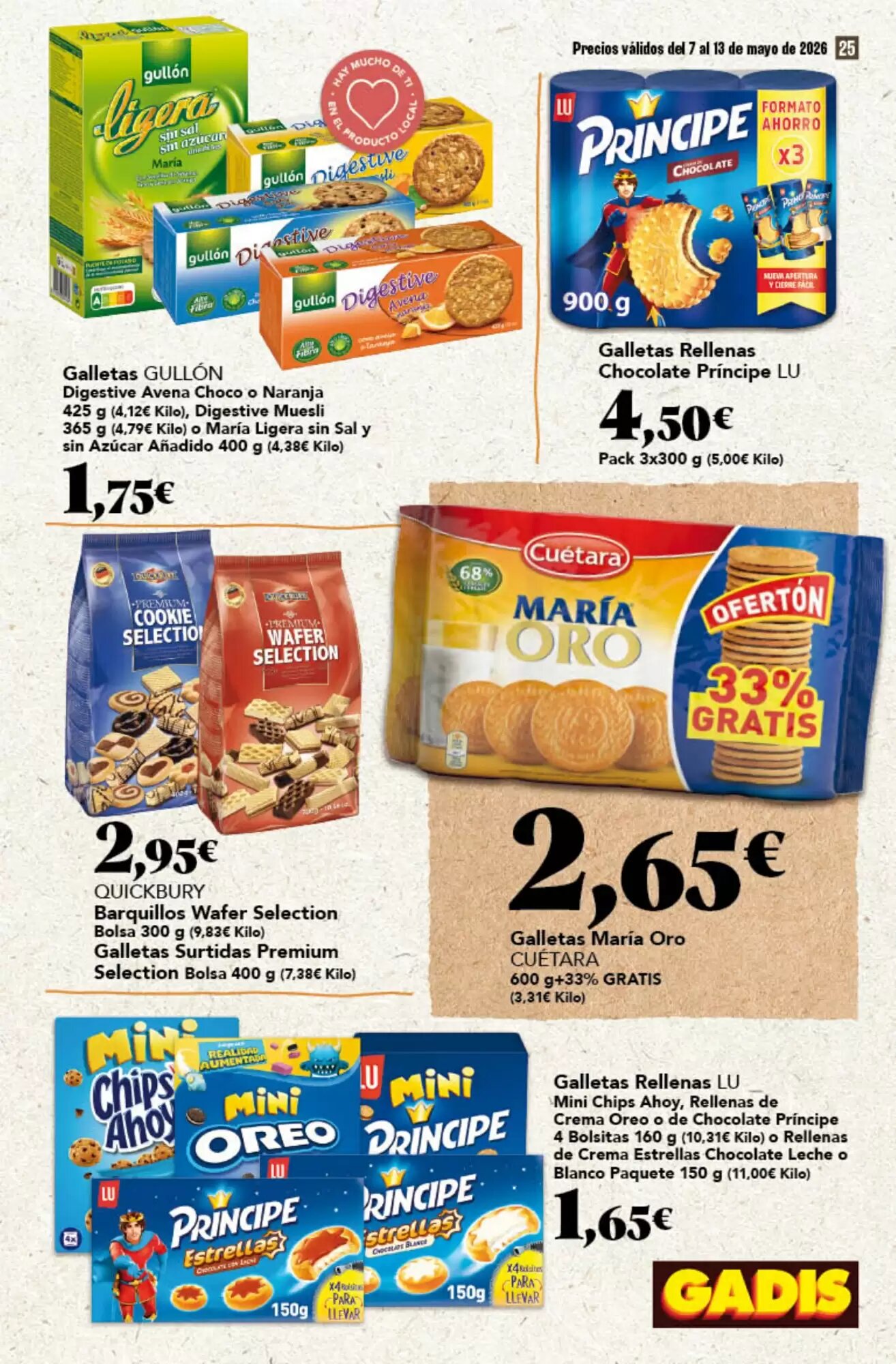 Folleto promocional de Gadis válido desde el 07/05/2026 - Página 25.