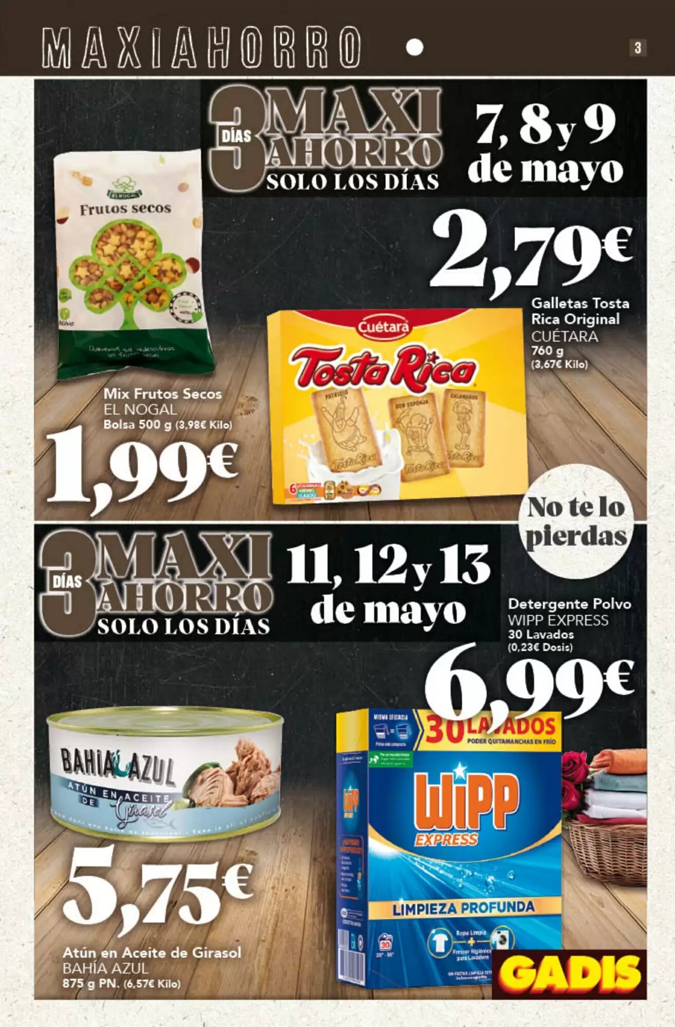 Folleto promocional de Gadis válido desde el 07/05/2026 - Página 3.