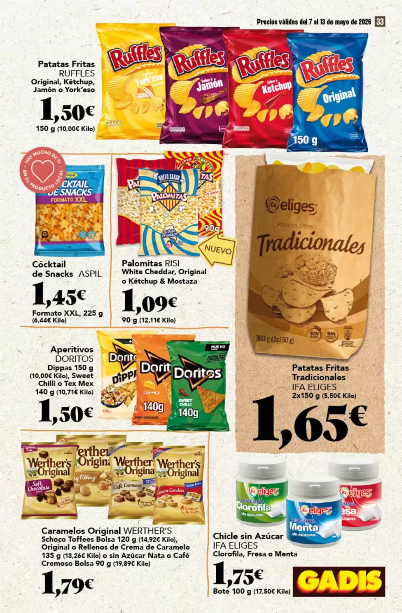 Folleto promocional de Gadis válido desde el 07/05/2026 - Página 33.