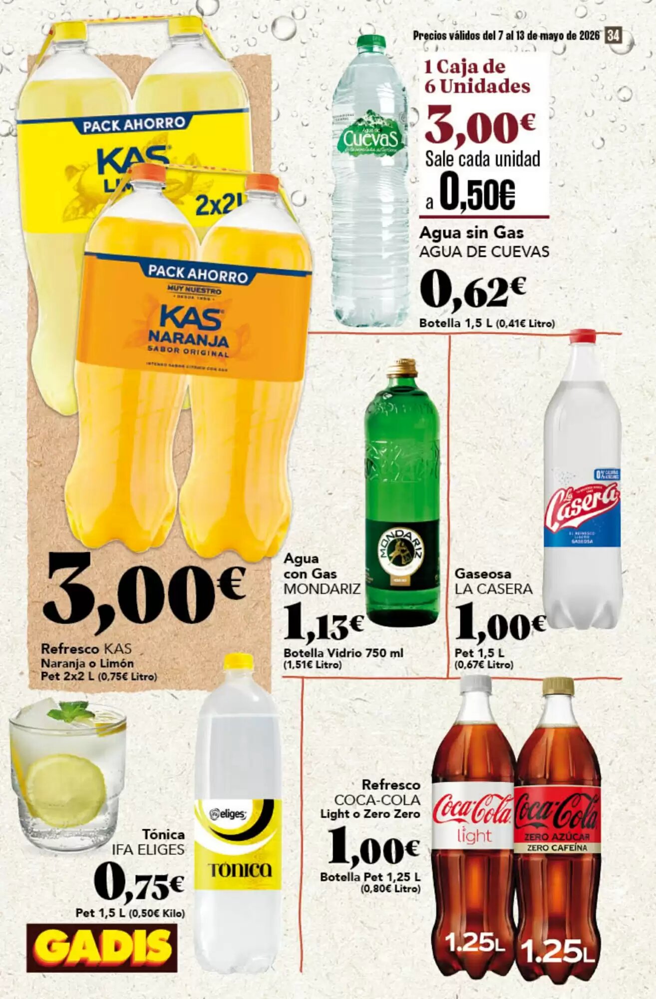 Folleto promocional de Gadis válido desde el 07/05/2026 - Página 34.