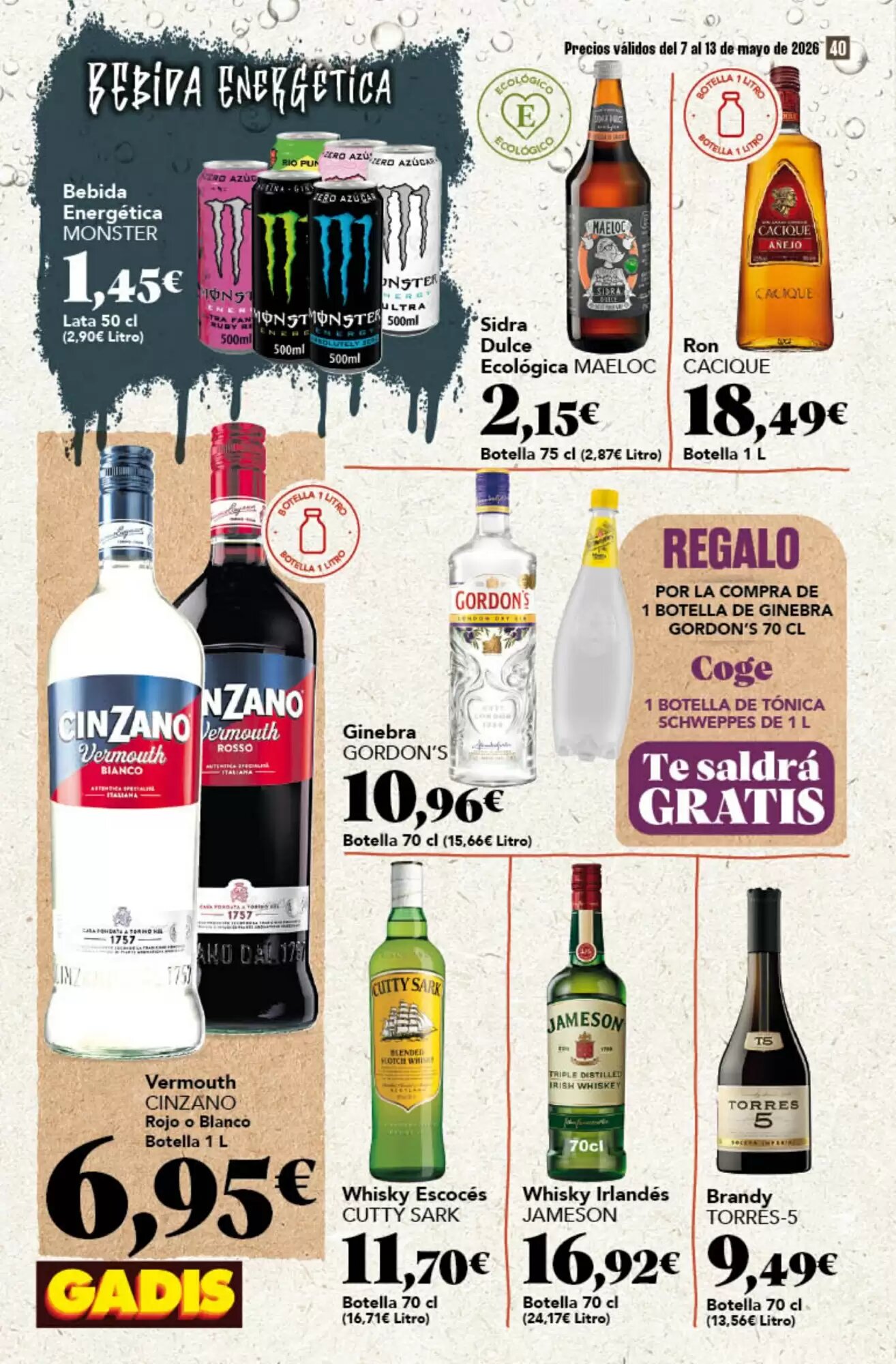 Folleto promocional de Gadis válido desde el 07/05/2026 - Página 40.