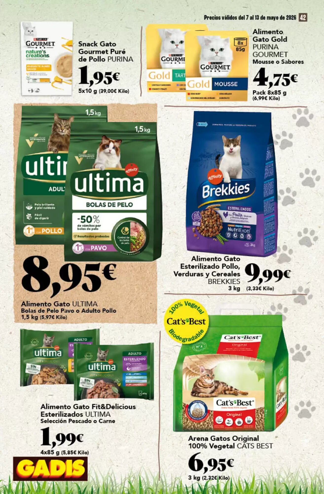 Folleto promocional de Gadis válido desde el 07/05/2026 - Página 42.
