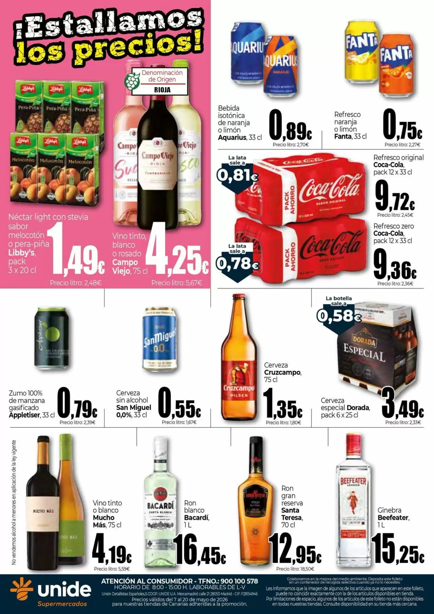 Folleto promocional de Unide Supermercados válido desde el 07/05/2026 - Página 8.